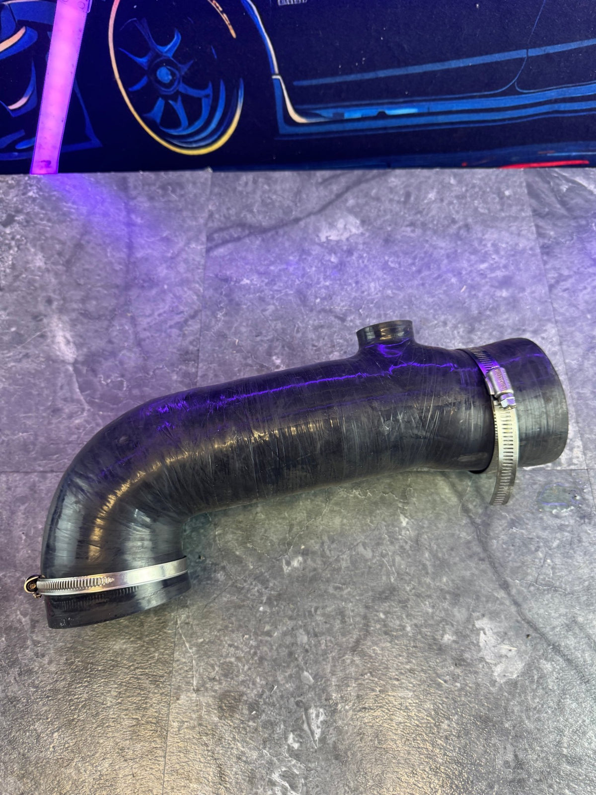 2008-2021 Subaru WRX STi Perrin 84mm Turbo Inlet FP Turbo Size Black