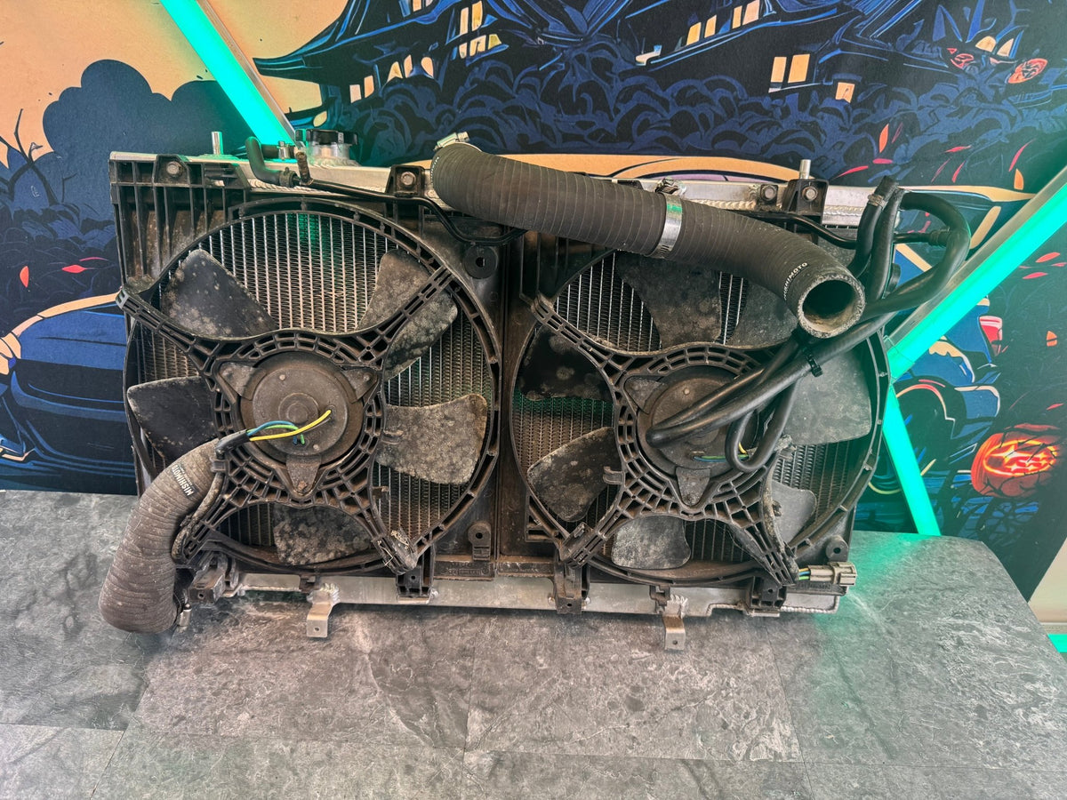 2001-2007 Subaru WRX STi Mishimoto All Aluminum Radiator Assembly With Fans And Shroud