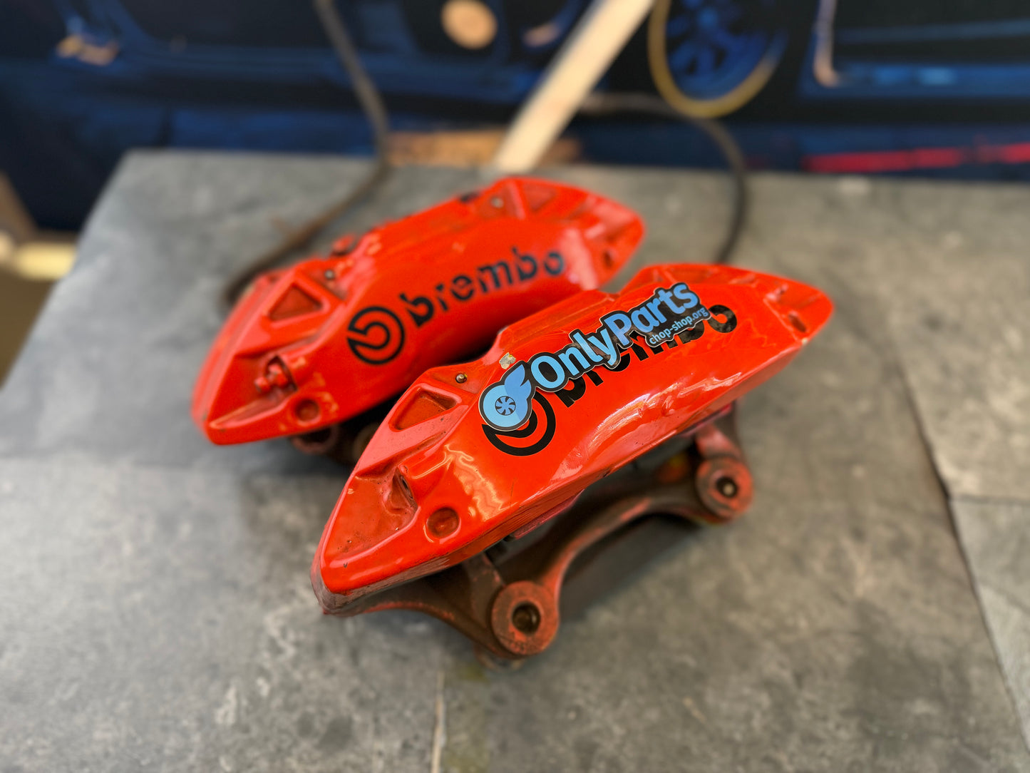 Brembo front brake kit 08-14 Subaru wrx BBK calipers ( CTSV )