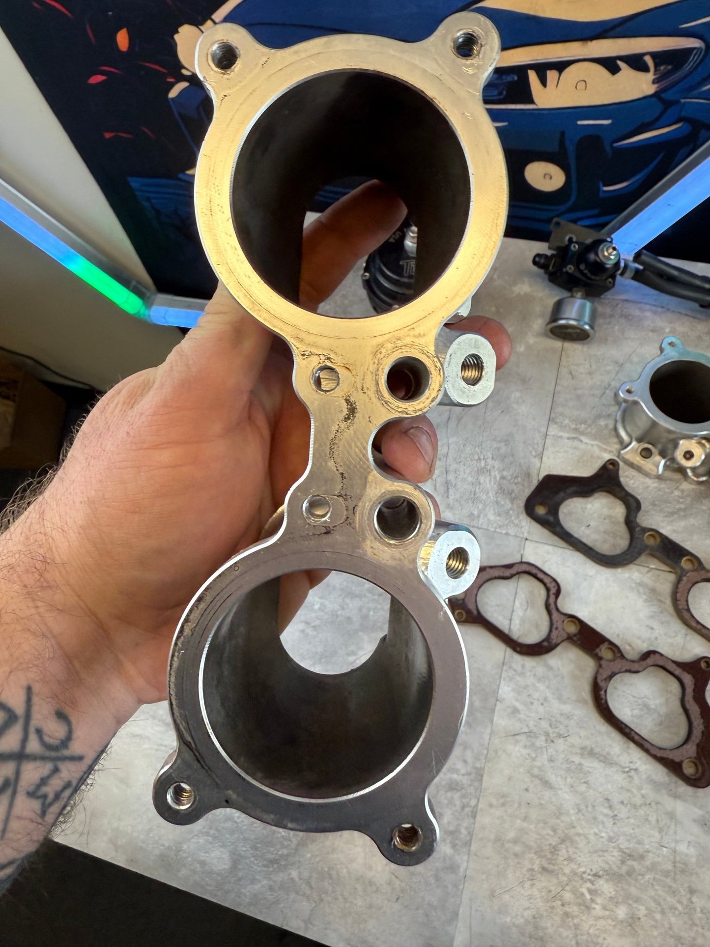 IAG V2 TGV delete blanks blank 2007-2021 Subaru STi 08-14 wrx billet top feed