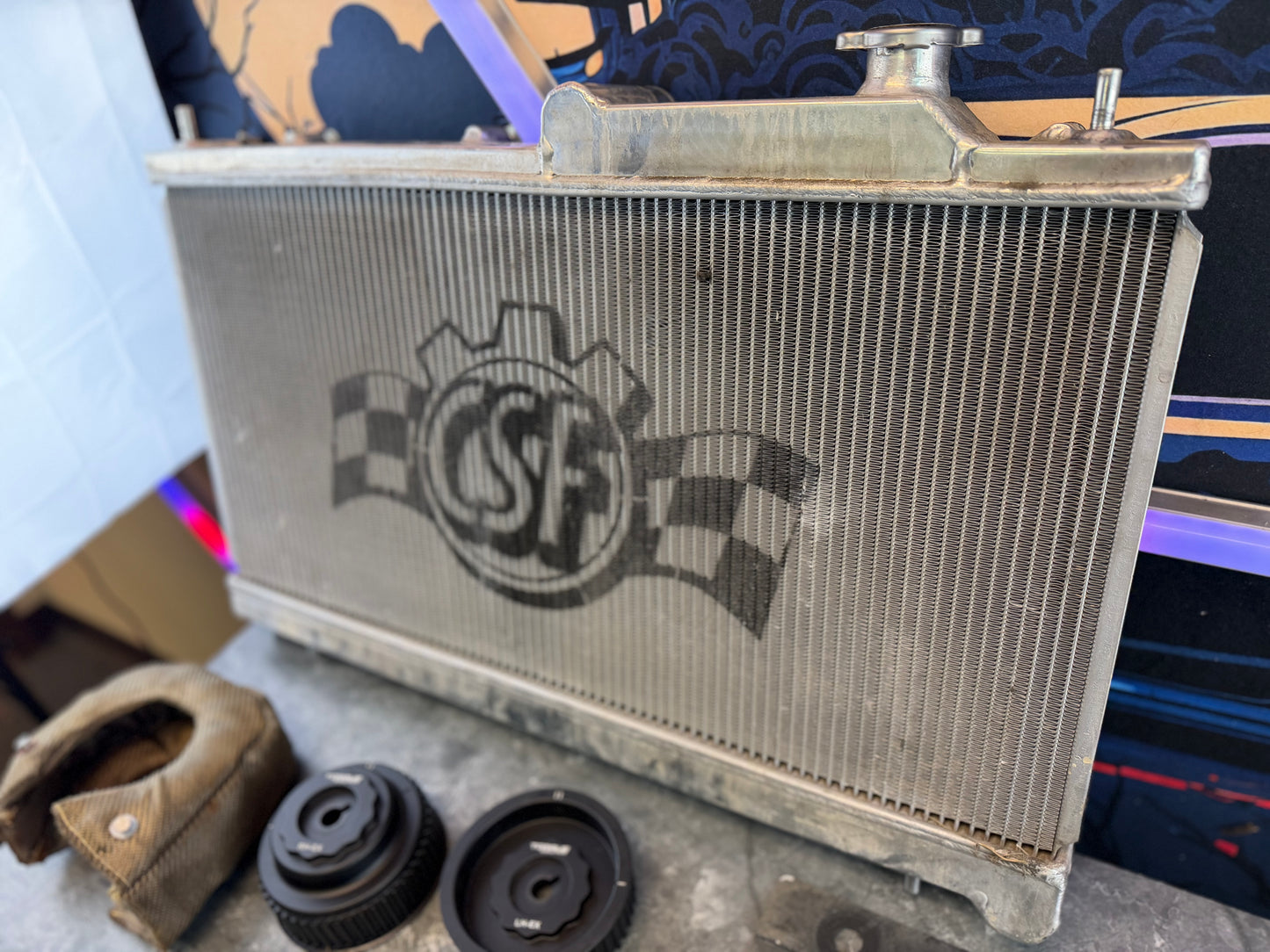 CSF heavy duty aluminum radiator Subaru wrx & STi 08-21 ej257 ej255 fa20 ( has oil cooler ports )