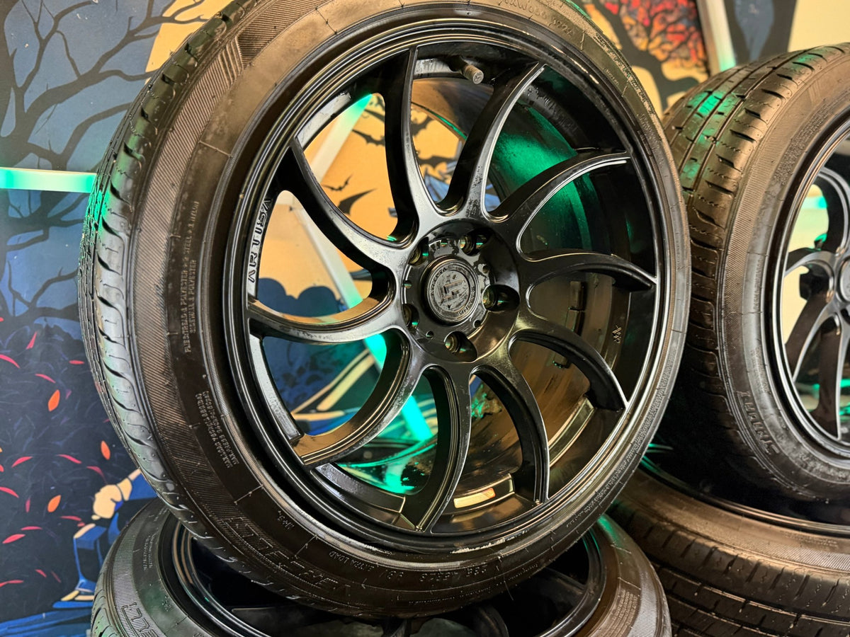 ARTISA “ night deco “ directional forged 5x114 18x8.5 + 53 Subaru STi
