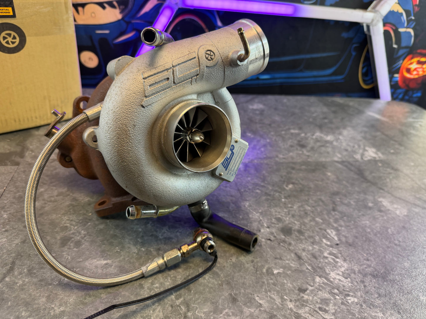 BCP stock location turbo Subaru STi & wrx x 500 + 2.5” inlet , billed compressor wheel , welded , 500 HP , 10 cm