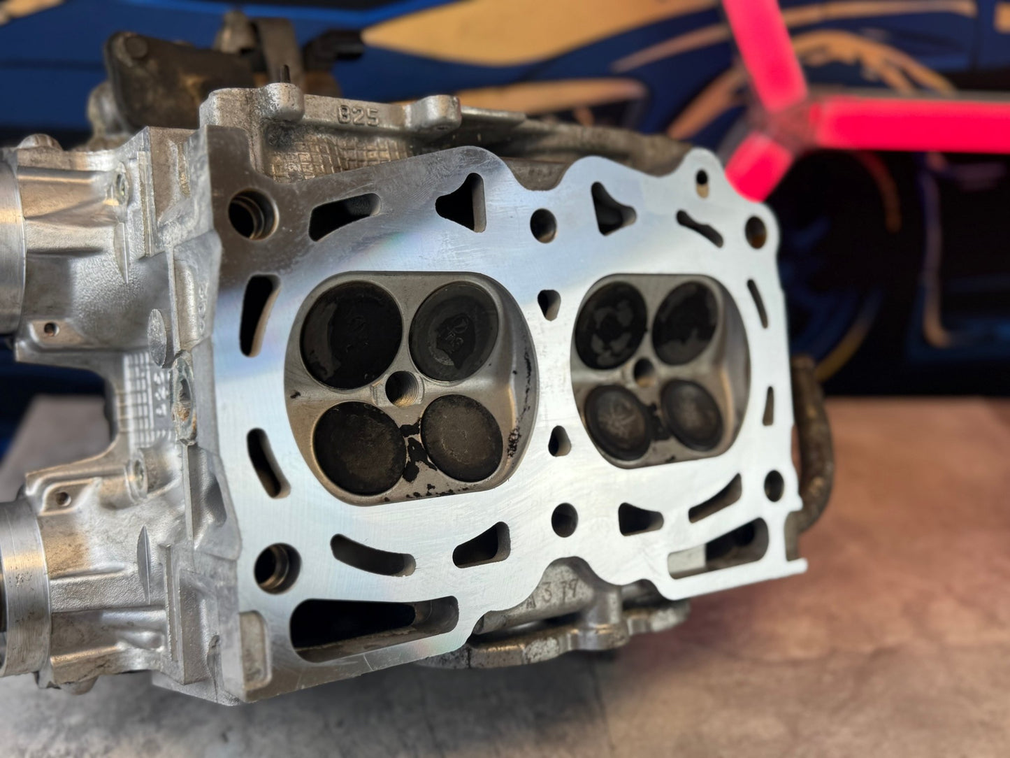 B25 Subaru STi cylinder heads 2004 - 2006 single AVCS SAVCS wrx ej255 legacy gt forester xt
