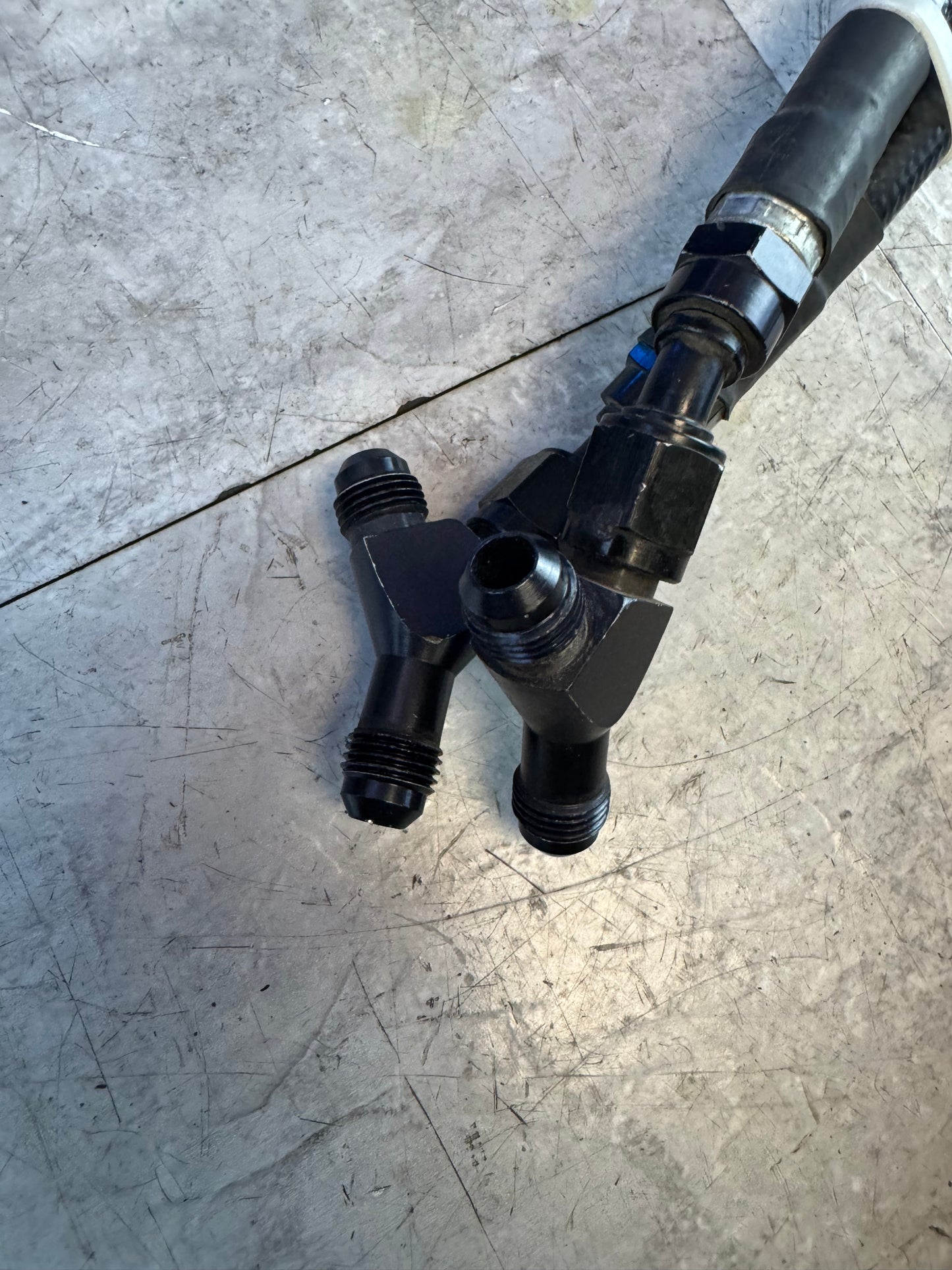 2008-2021 Subaru WRX STi Cobb Tuning PTFE Braided Fuel Lines Kit N1