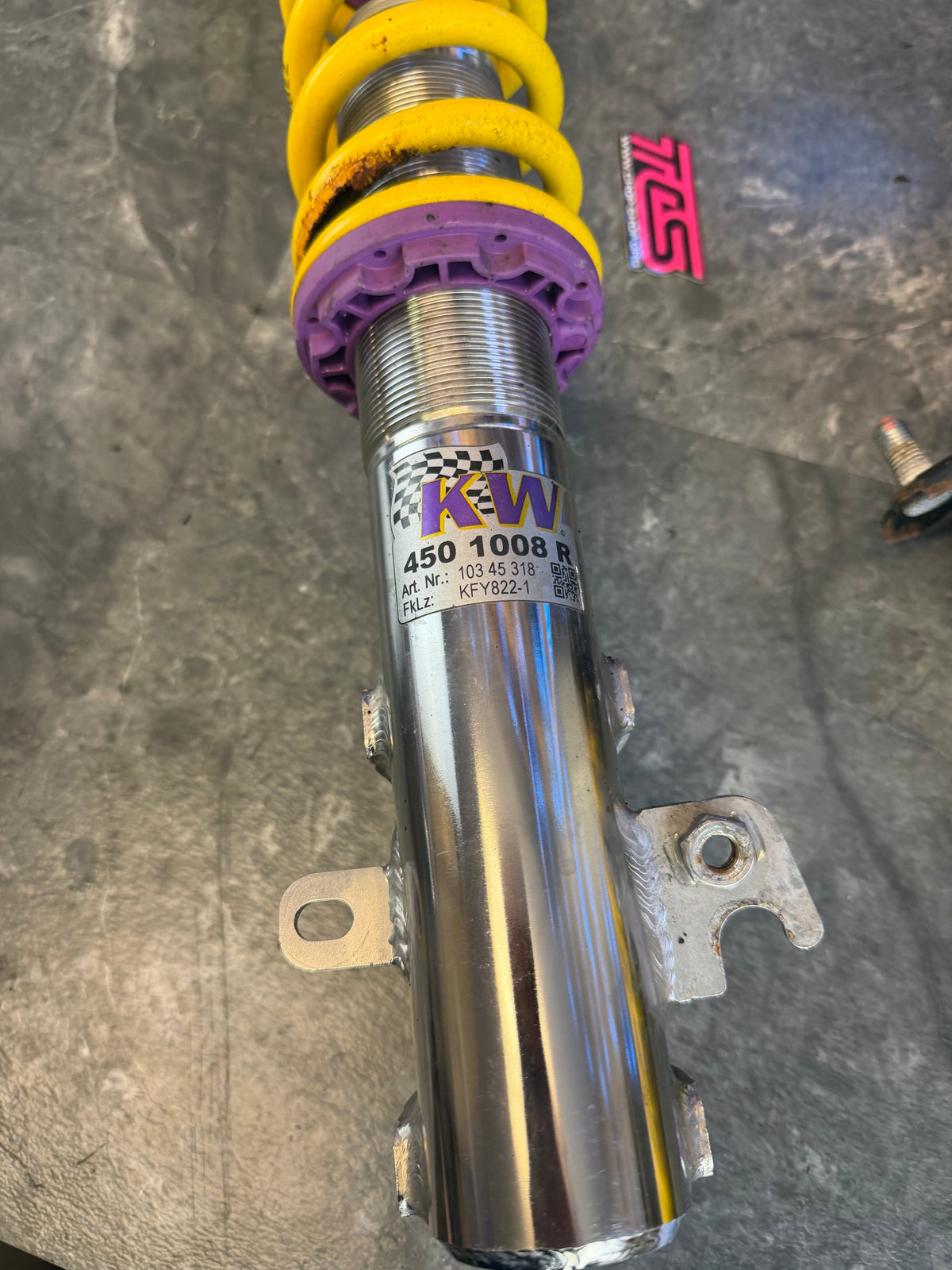 KW adjustable coilover suspension 2015-2021 Subaru STi & wrx 5x114 v1