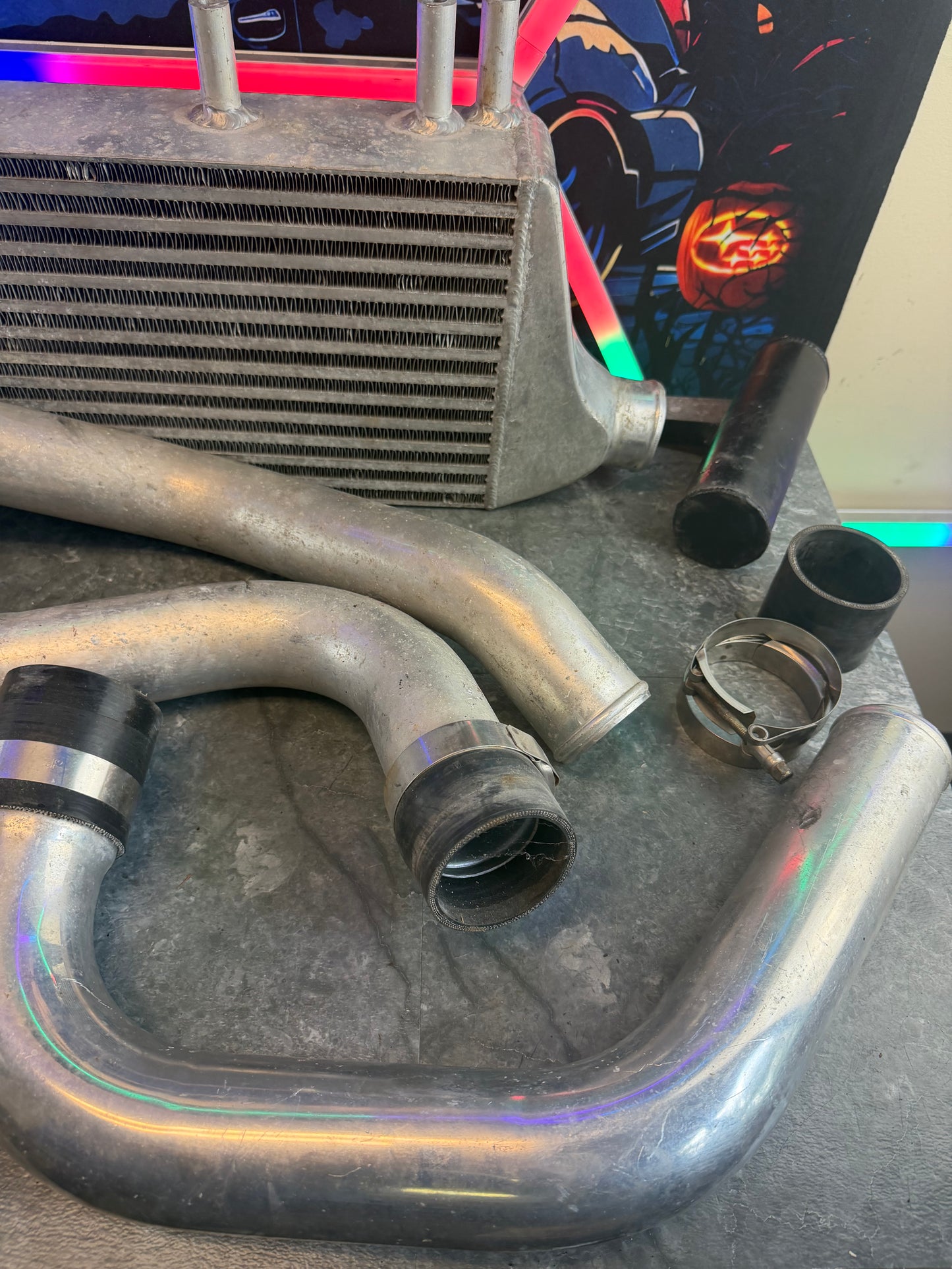 TURBO XS front mount intercooler kit 2002-2007 wrx & 2004-2007 Subaru STi FMIC