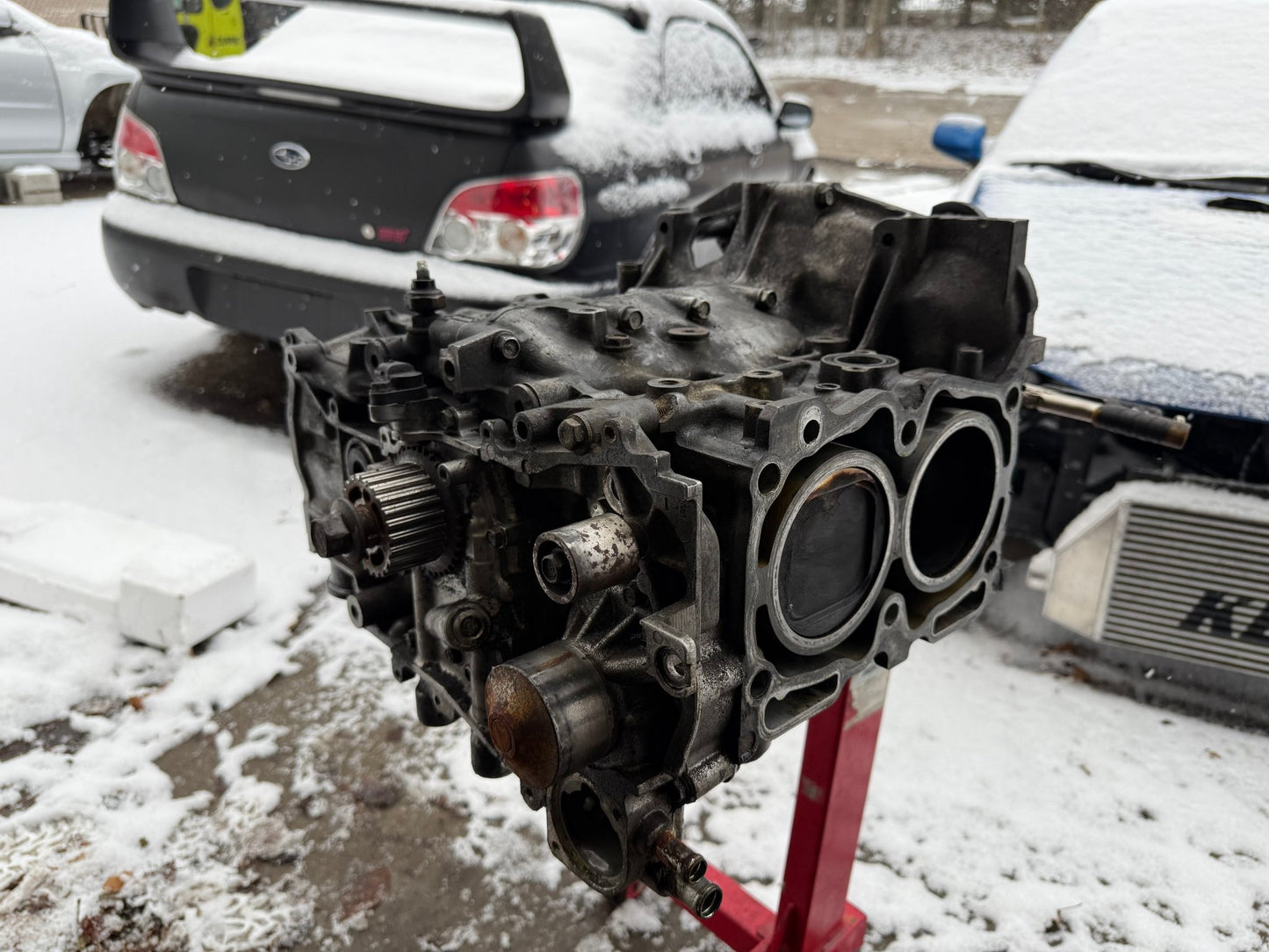 EJ205 shortblock “ core “ needs rebuilt forged built  engine Manley h beam rods Subaru wrx arp