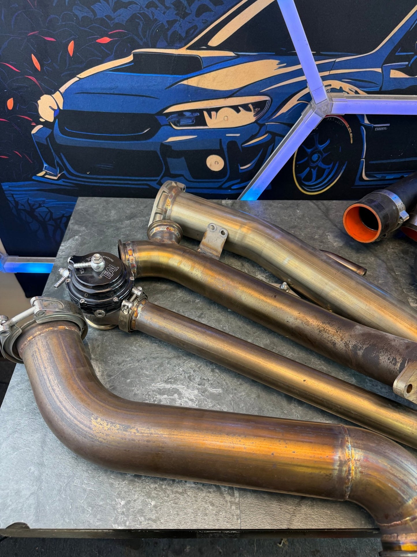 ETS rotated turbo kit 15-21 Subaru STi ej257 900 horsepower Garrett gtx 3582 R GEN 2 tial