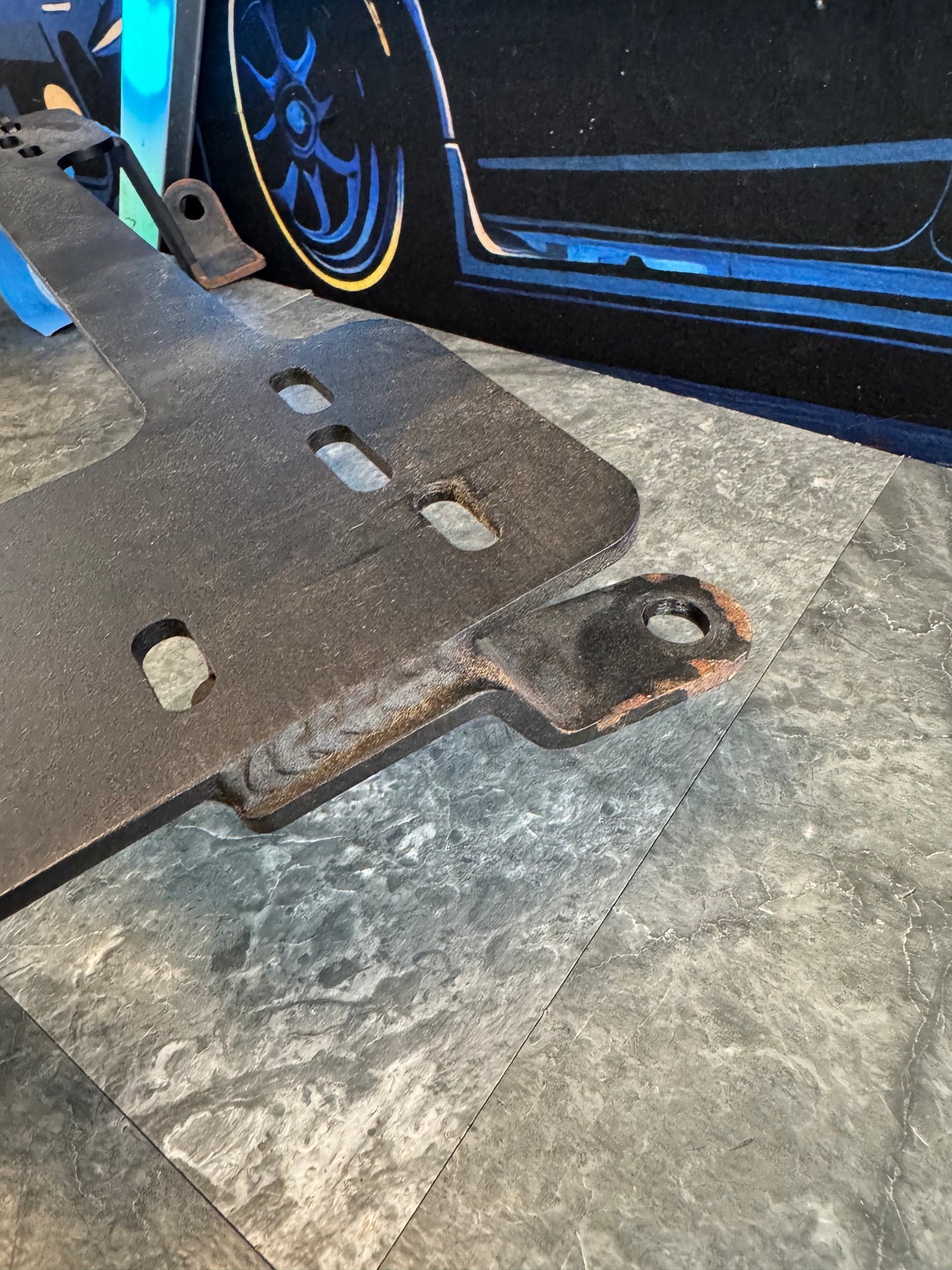 2008-2014 Subaru Impreza WRX STi / 2008-2011 Subaru Impreza Aftermarket Planted Seat Bracket Driver Side LH