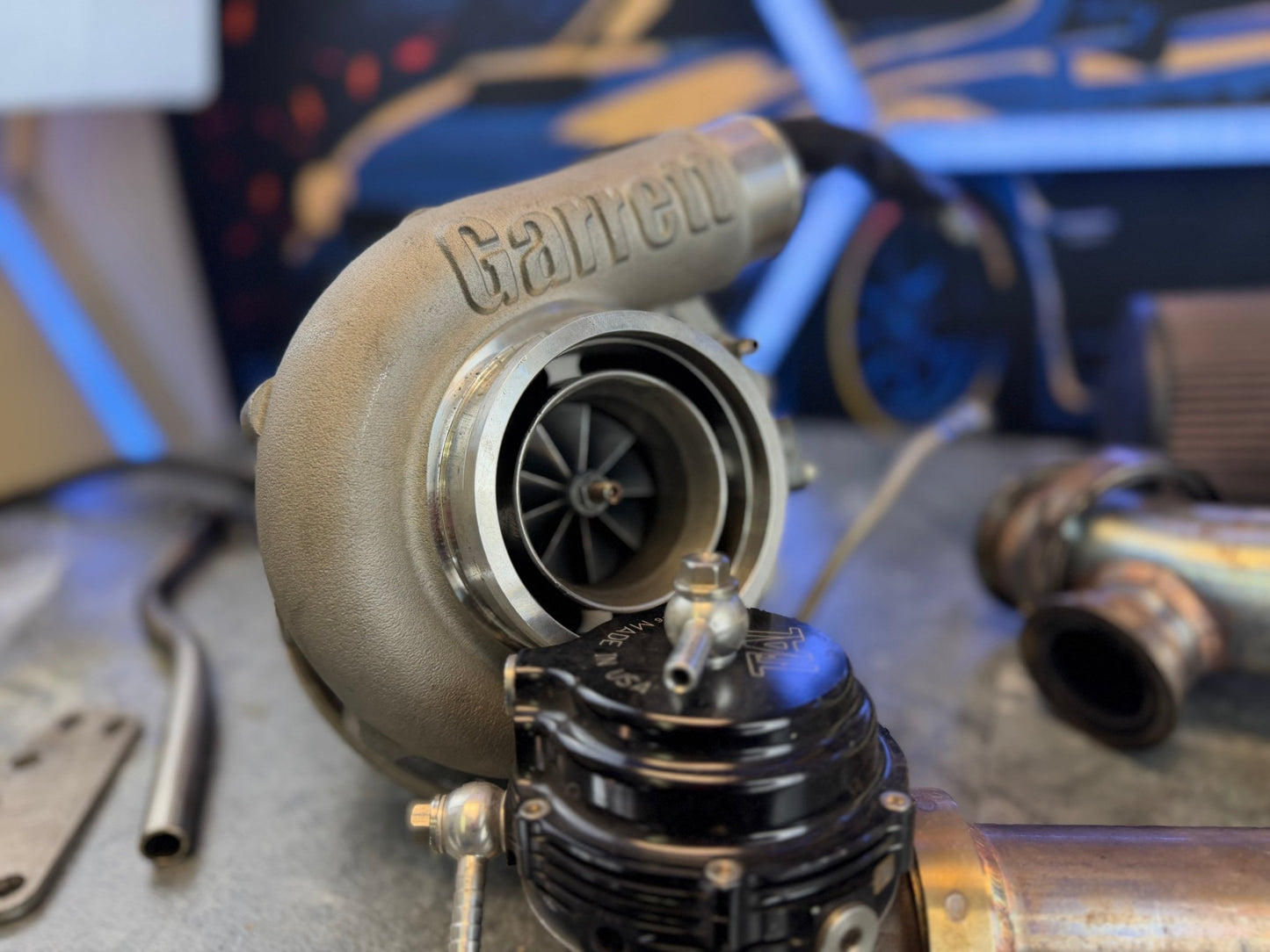ETS rotated turbo kit Subaru STi VA ej257 2016-2021 extreme turbo systems Garrett g30 770 tial MVR EWG