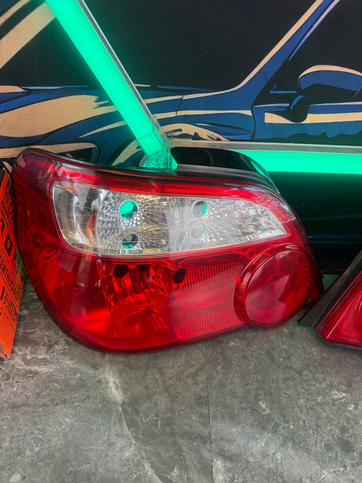 2004-2005 Subaru Impreza WRX STi Sedan OEM Tail Lights Left Right Pair