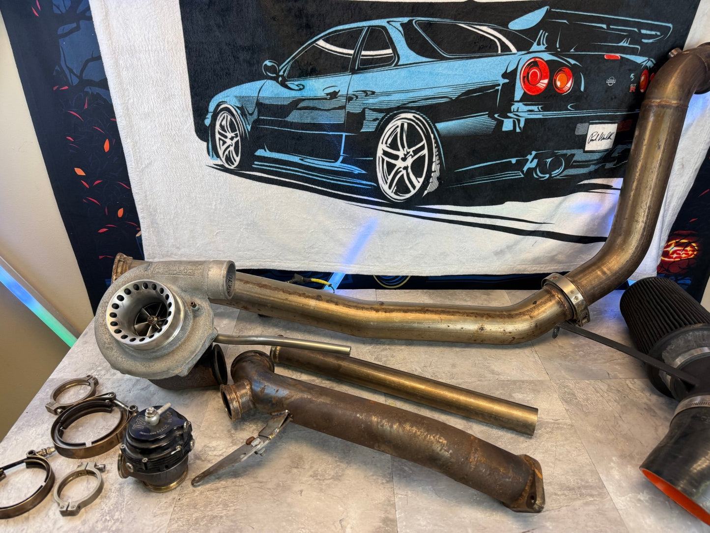 ETS extreme turbo systems rotated turbo kit 08-21 Subaru STi 800 HP tial 44 mm EWG PTE 6266