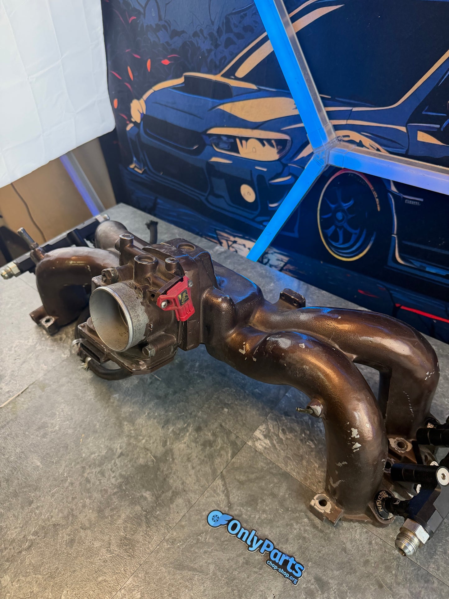 LONGRUNNER intake manifold Subaru STi 08-21 w/ Omni 5 bar map sensor , radium fuel rails , ID 1000 CC injectors