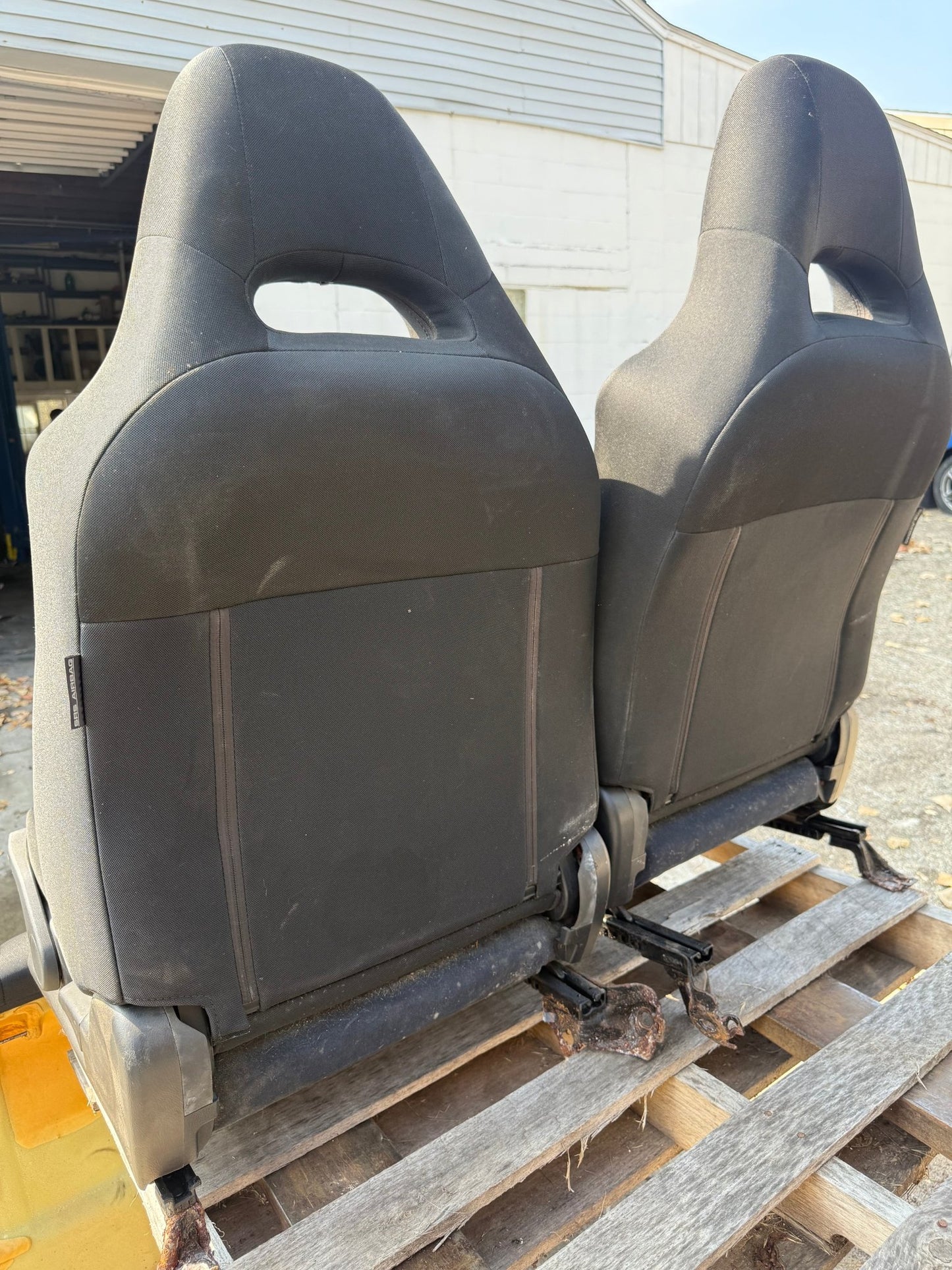 2004 Subaru STi oem alcantara blue front and rear seats 2002-2007 wrx & Impreza