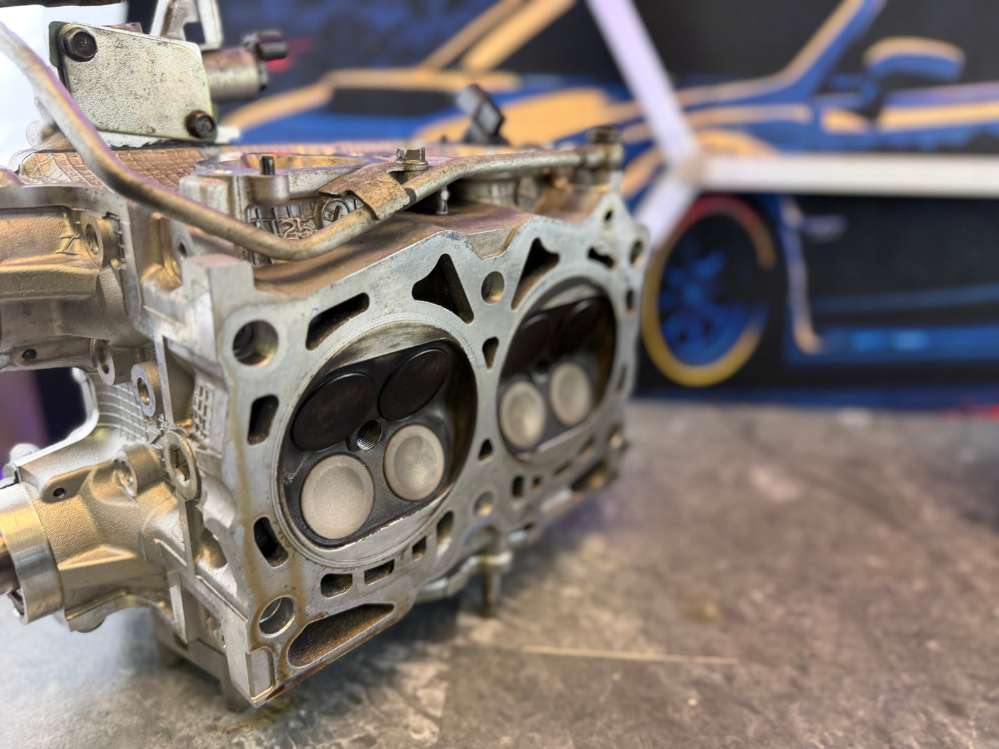 OUTFRONT Motorsports N25 cylinder heads 08-21 Subaru STi DAVCS 1/2” drilled , BC 272 cams, GSC , ported & polished BUILT