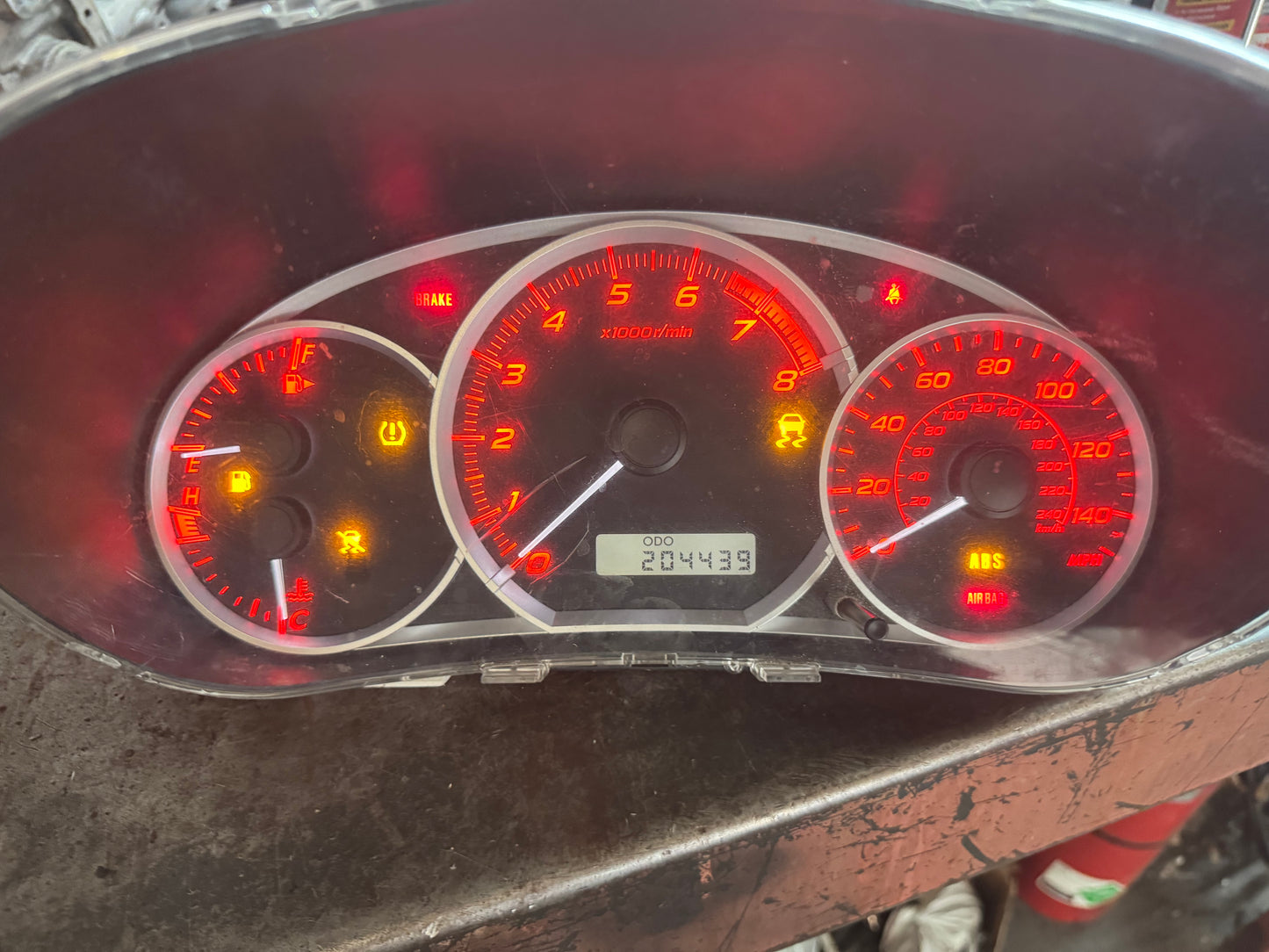 2011-2014 Subaru WRX OEM Instrument Gauge Cluster Tested 204k Miles