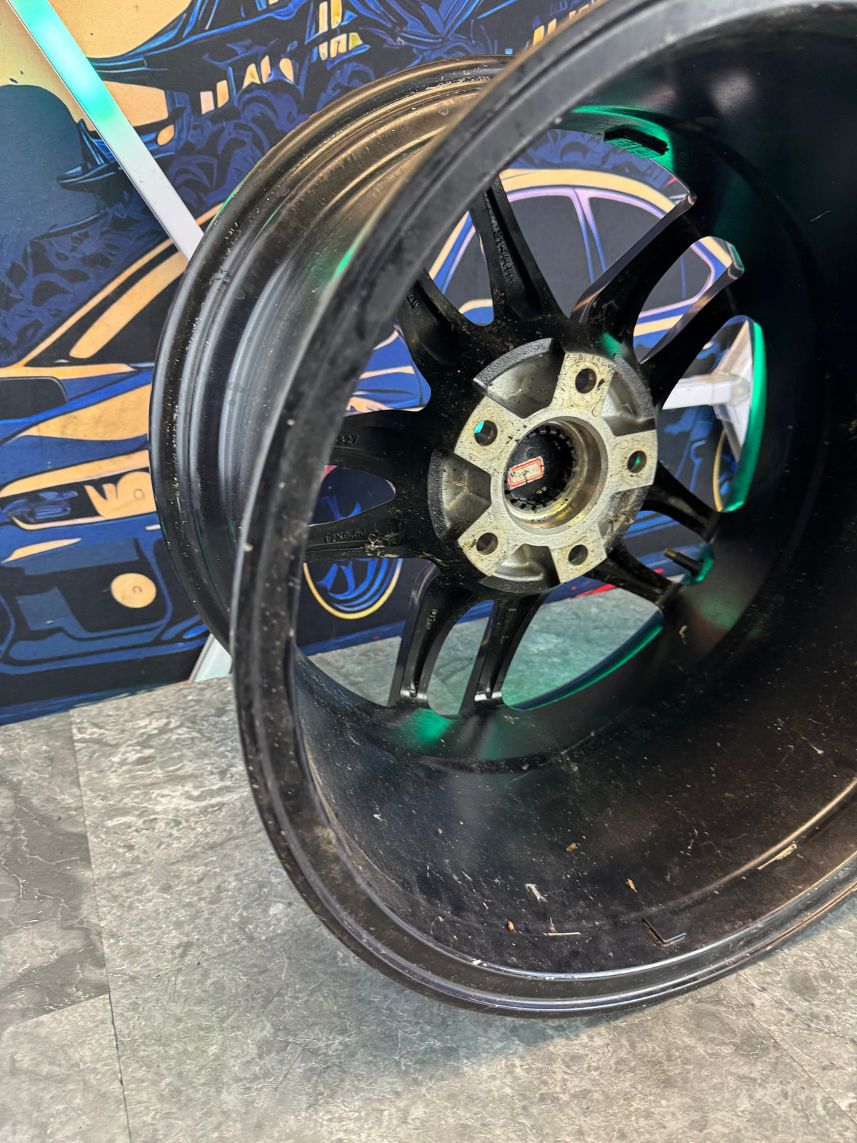 Aftermarket OE CV27 C7 Corvette Stingray Style Wheels Set Of 4 17x9.5 +54 5x120.65