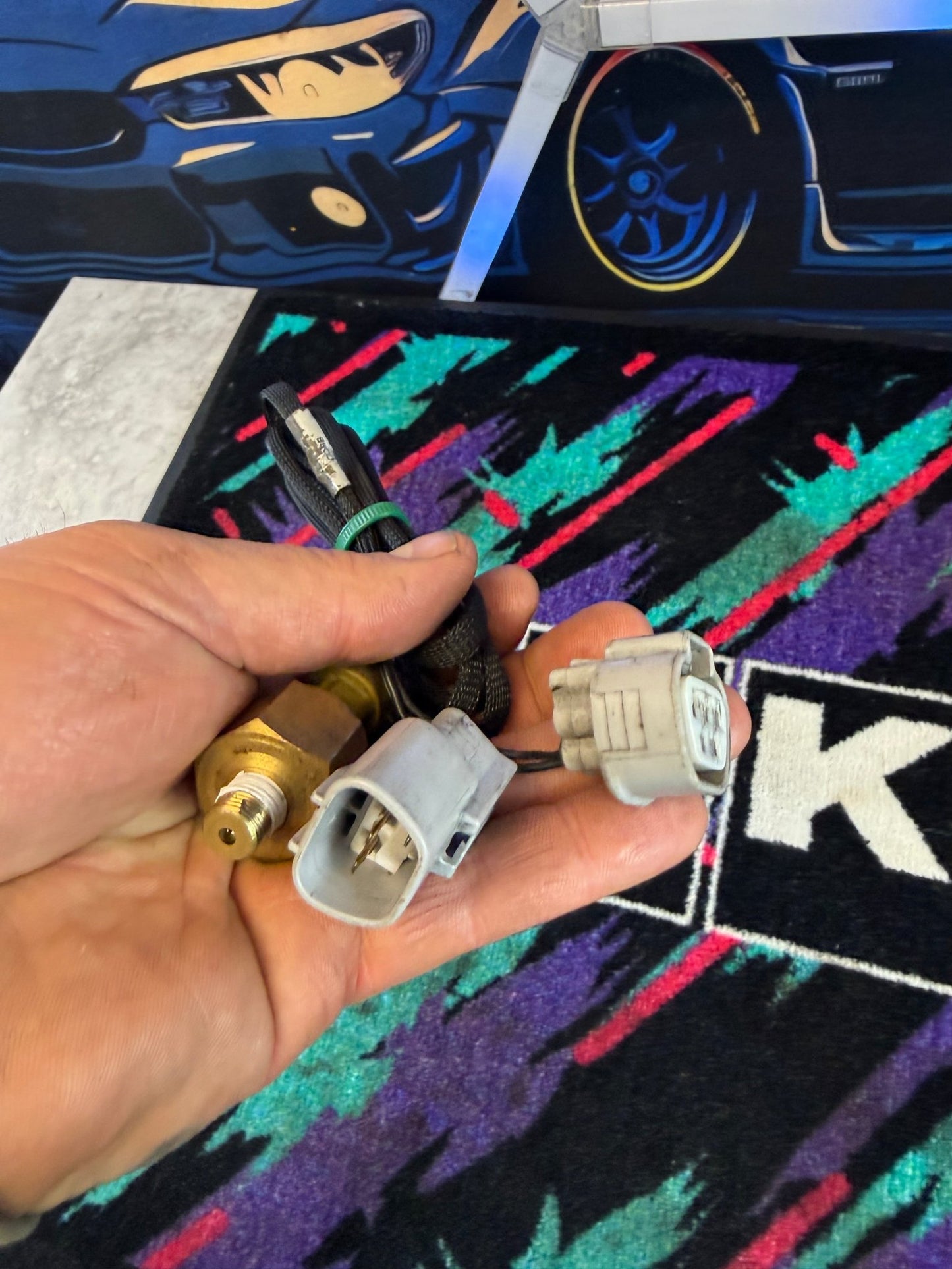 COBB tuning flex fuel ethanol e85 pressure  sensor w/ wiring harness & sensor 2008-2021 STi & 08-14 wrx