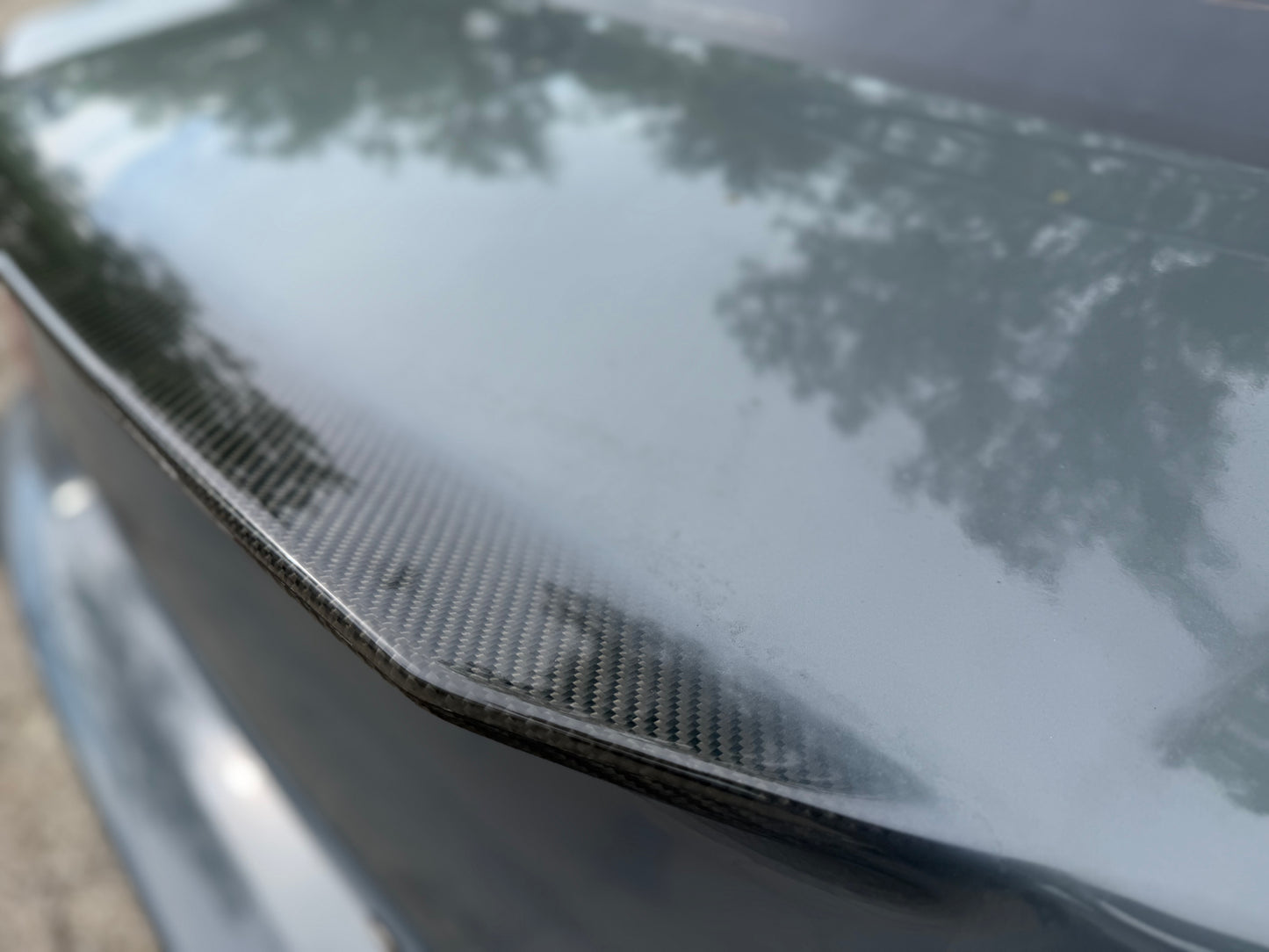 VIS “ demon “ Subaru carbon fiber trunk w/ duckbill wing gurney flap 2002-2007 wrx & Impreza Sedan 04-07 STi