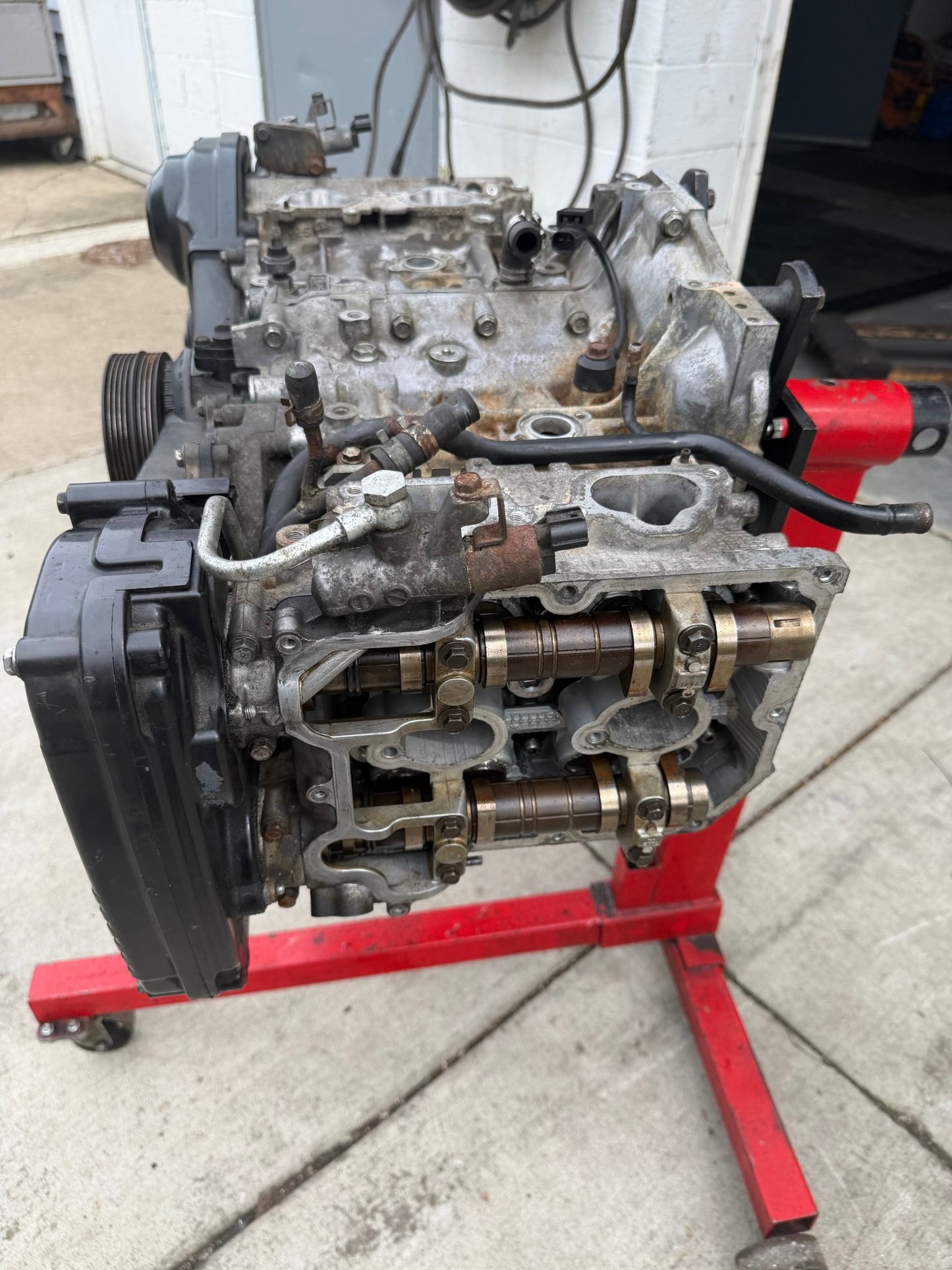 SUBARU used EJ25 EJ255 turbo engine long block longblock boxer motor w/ d25 SAVCS heads ARP studs