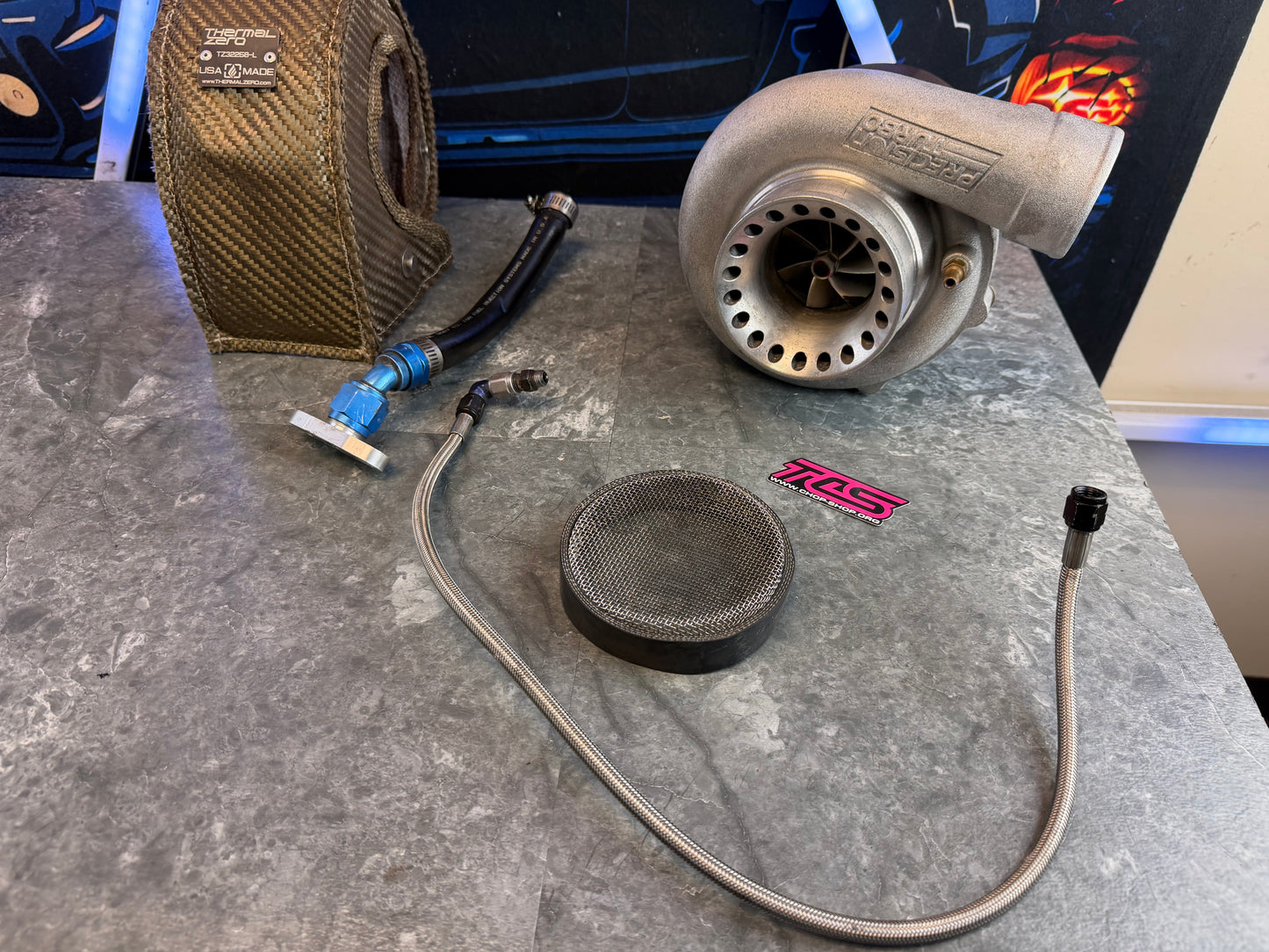 PTE ball bearing 6266 800 HP turbo Subaru wrx & STi t3 4” cover billet gen 2 7 blade compressor wheel