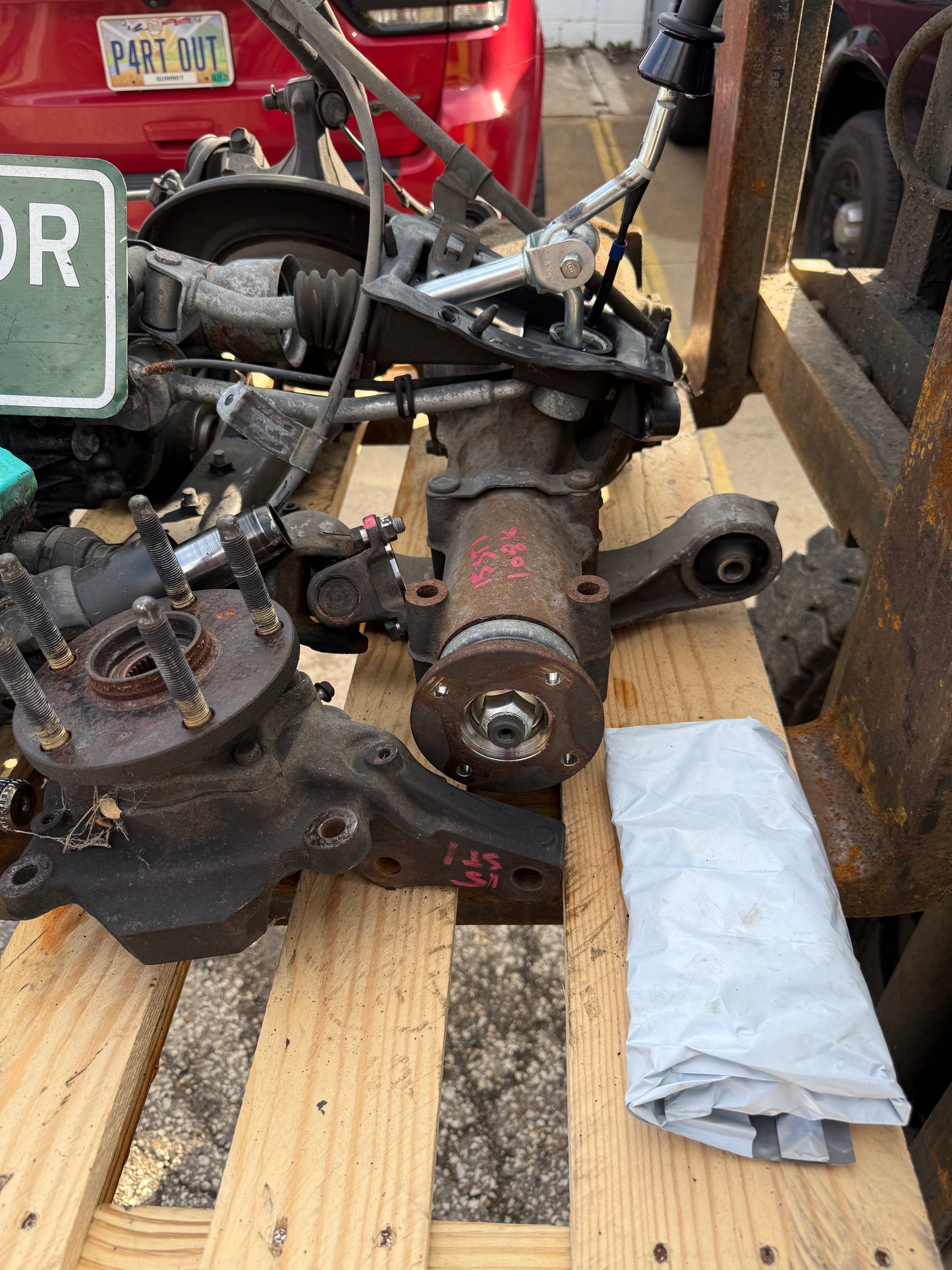 2015 USDM Subaru STi 6 speed six manual gearbox transmission swap package for 08-14 wrx w/ rear brembos