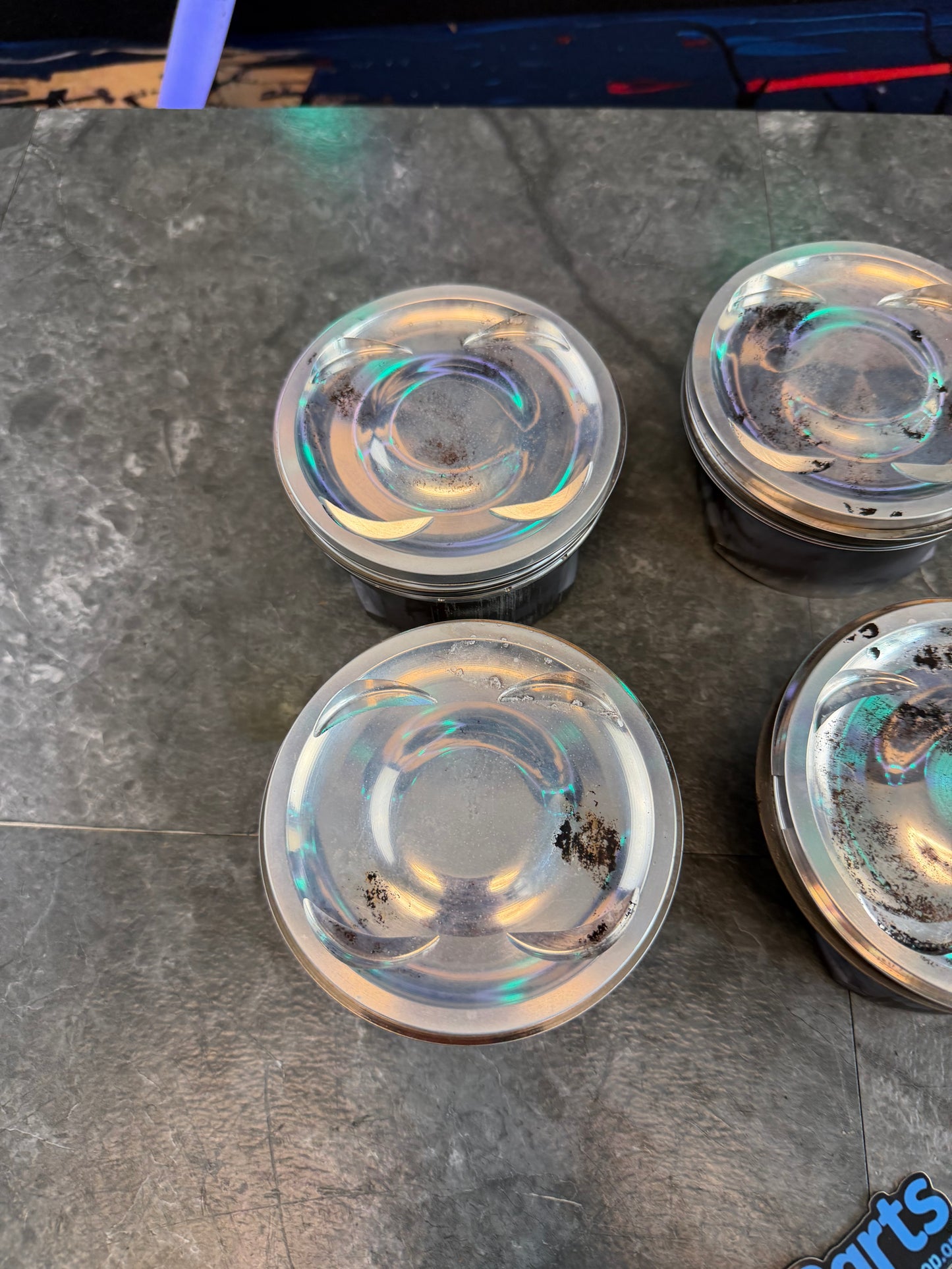 CP pistons forged piston set Subaru wrx and STi ej257 ej255 8.2:1 CR 99.5 MM