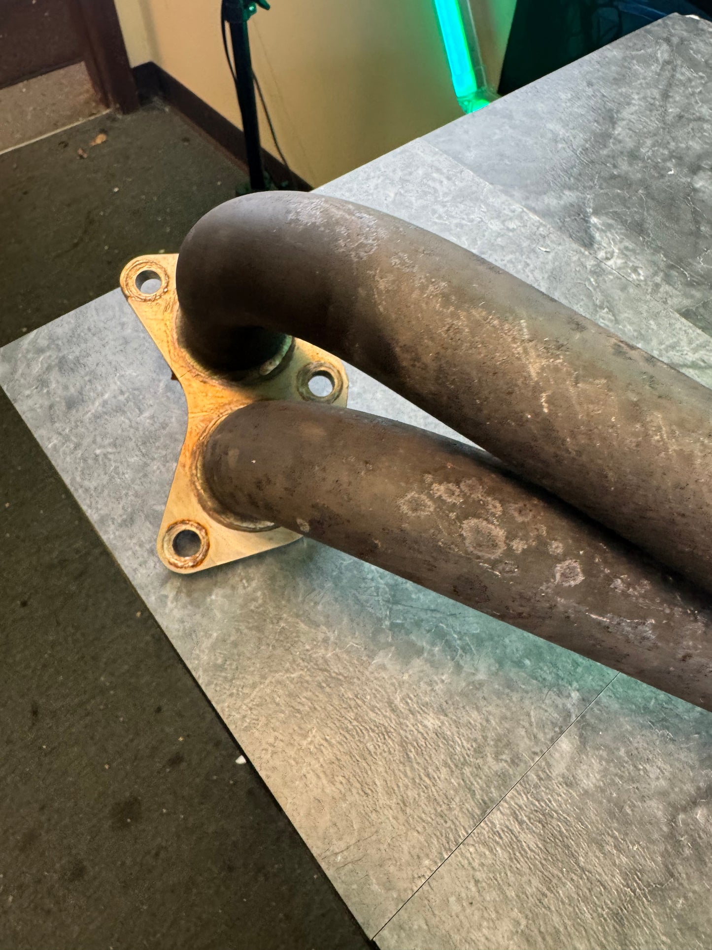 2004-2021 Subaru WRX STi Killer B EL Exhaust Manifold Headers Kit With V-Band Up Pipe DAMAGED