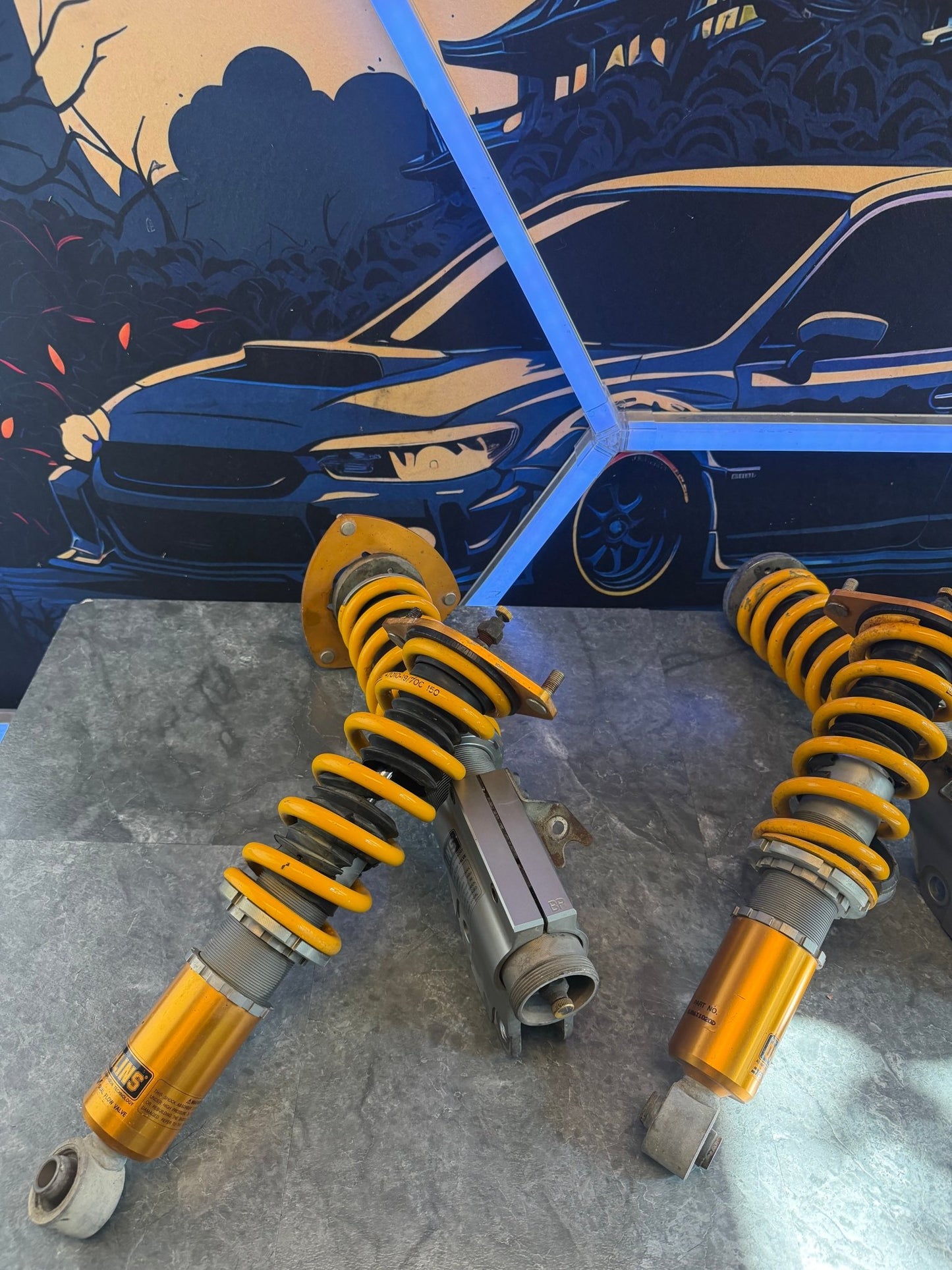 OHLINS road @ track adjustable coilover suspension 2015 - 2021 Subaru STi & wrx 5x114 ( needs 1 top hat )