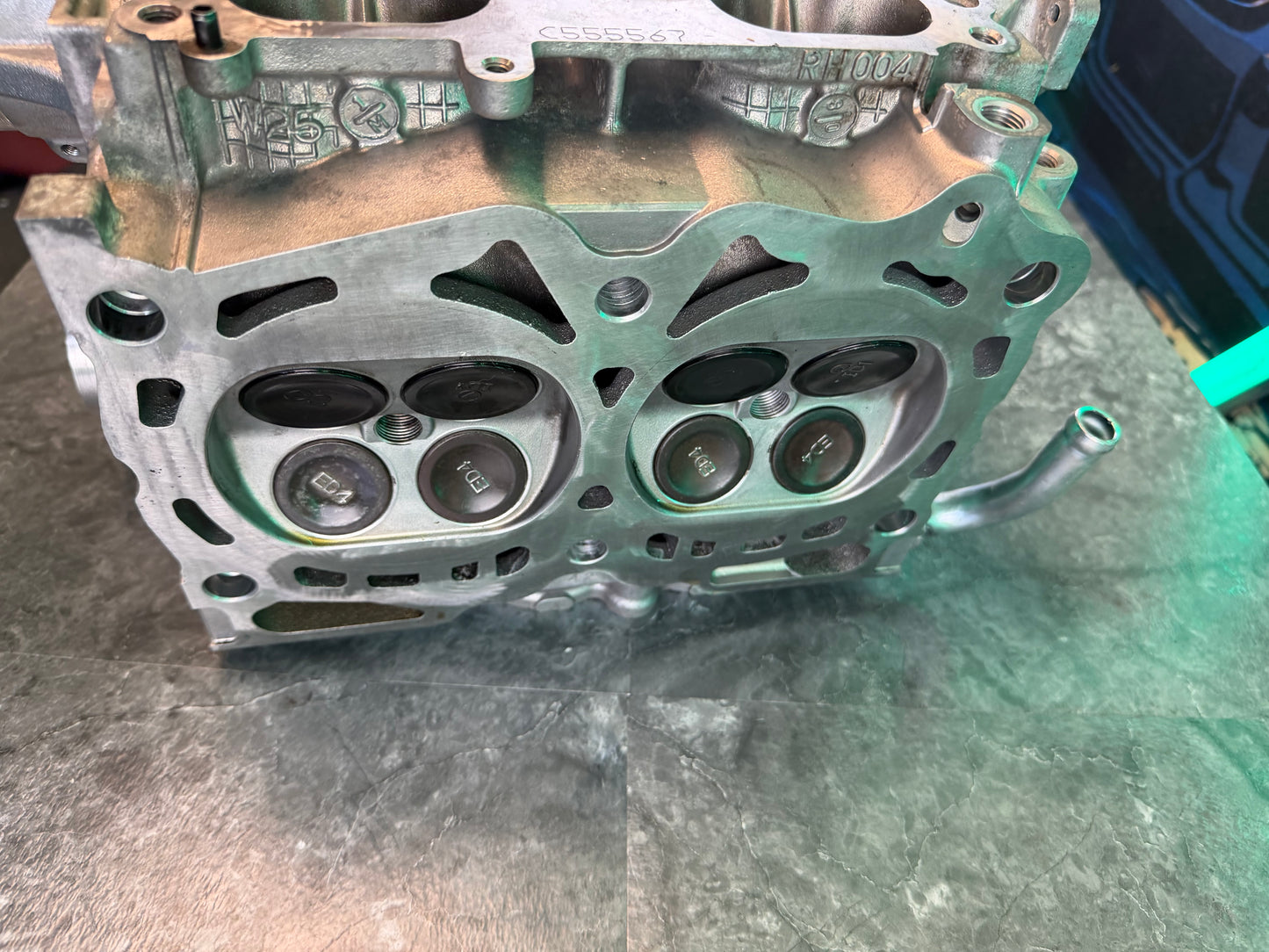 Outfront Motorsports w25 2008-2021 DAVCS dual avcs Subaru STi cylinder heads 1/2 drilled GSC