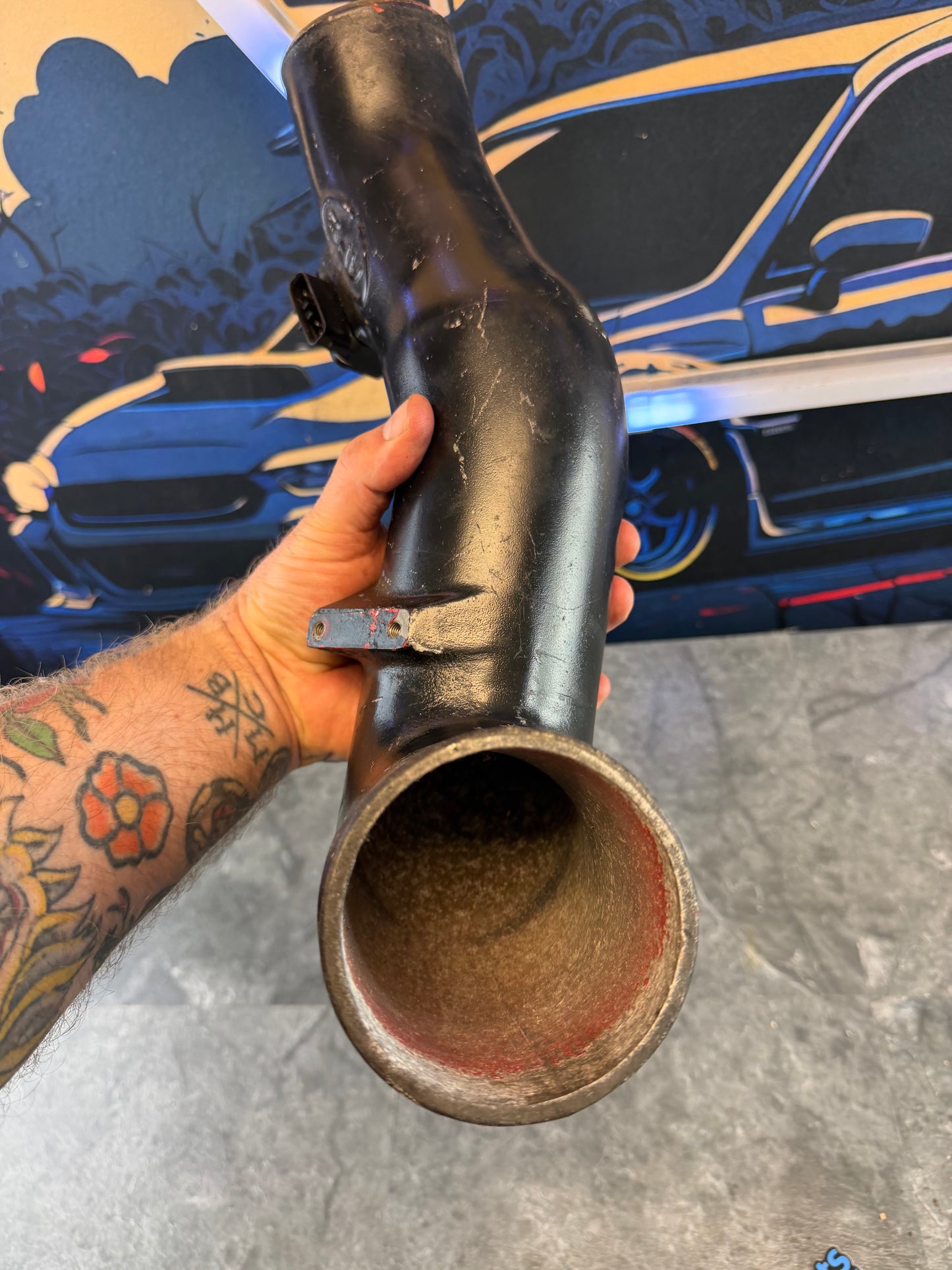 APS rare Subaru wrx 2002 - 2007 & STi 2004 - 2007 cold air intake cast aluminum 65 MM
