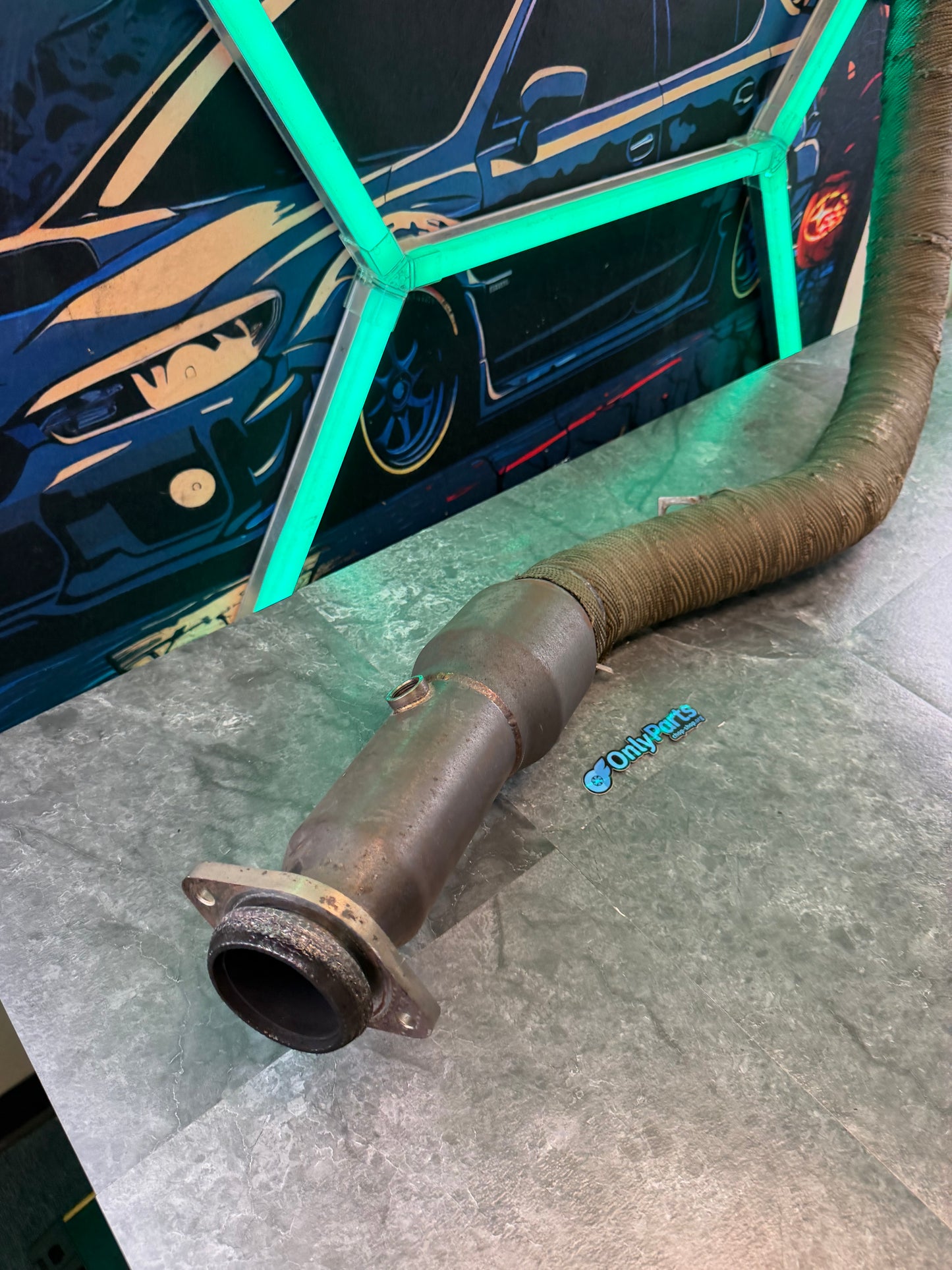 Cobb v1 catted downpipe Subaru STi 2008-2021 ej257 wrx 08-14 ej255 ( has 2 o2 bungs )