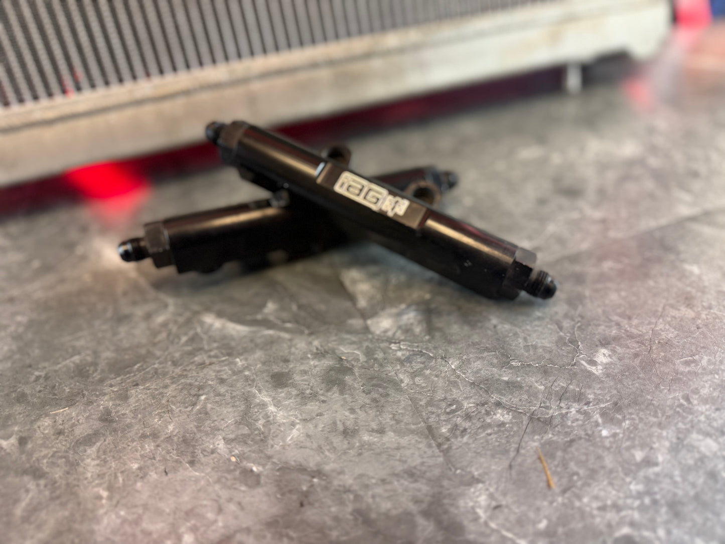 IAG fuel rails Subaru STi 2008-2021 ej257 billet v2 top feed