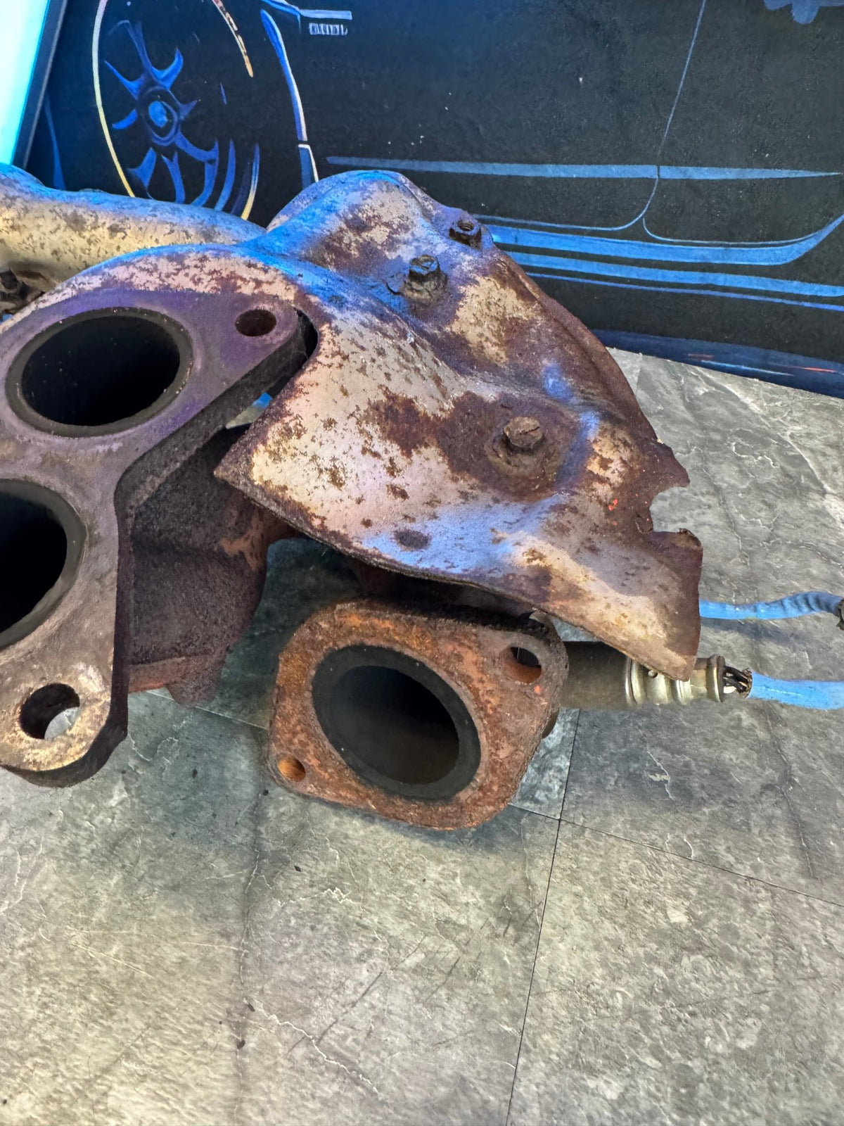 2002-2007 Subaru Impreza WRX STi Exhaust OEM Manifold Headers USDM Ej205 Ej255 Turbo