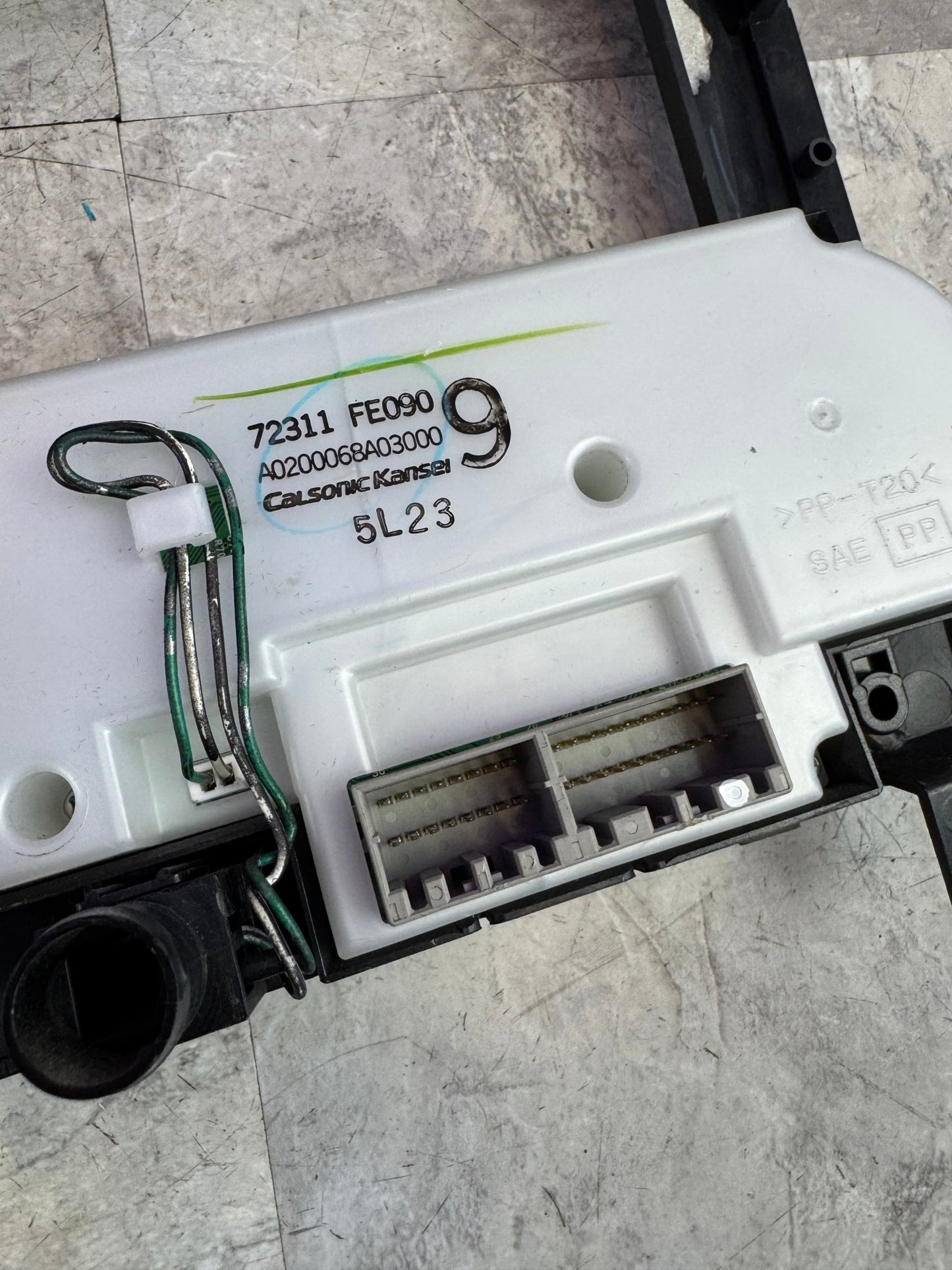 2005-2007 WRX/STi Black Center Console Vent Climate Control And Shifter Trim Kit / N4