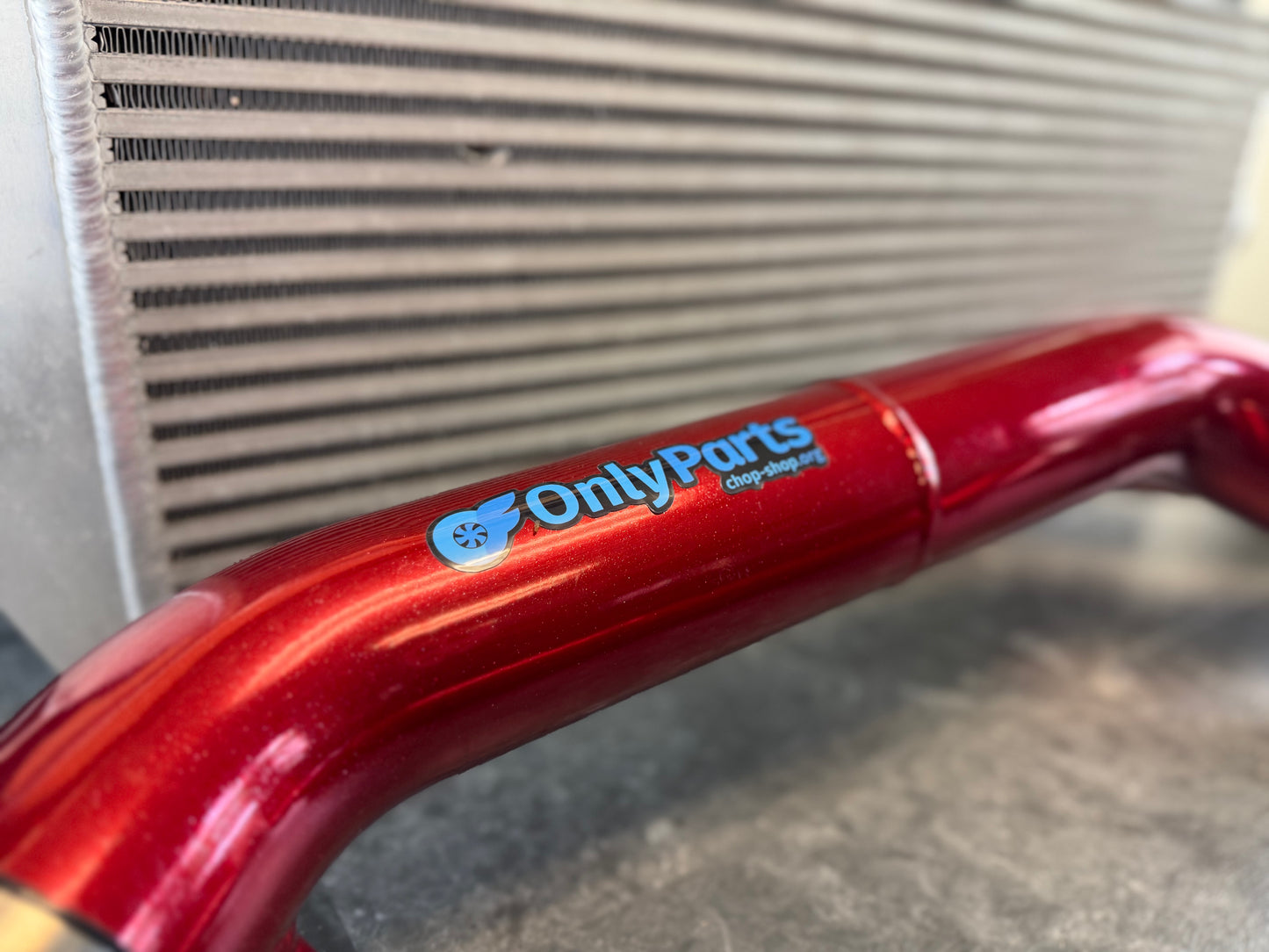 ETS FMIC kit 2015 - 2021 Subaru STi 4” w/ candy painted pipes ( for use with rotated bw & PW street manifold )