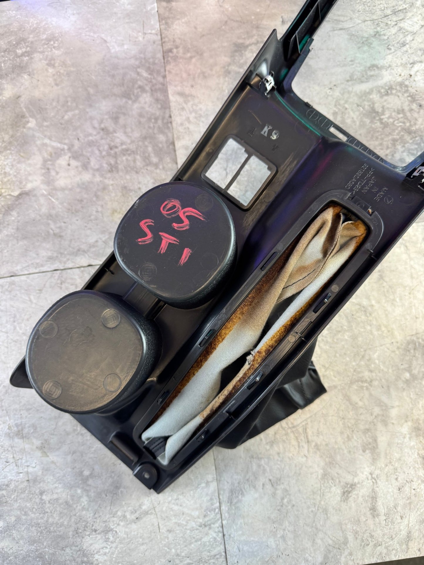 2004-2007 Subaru WRX STi Center Console E Brake Hand Brake Boot Trim Y1