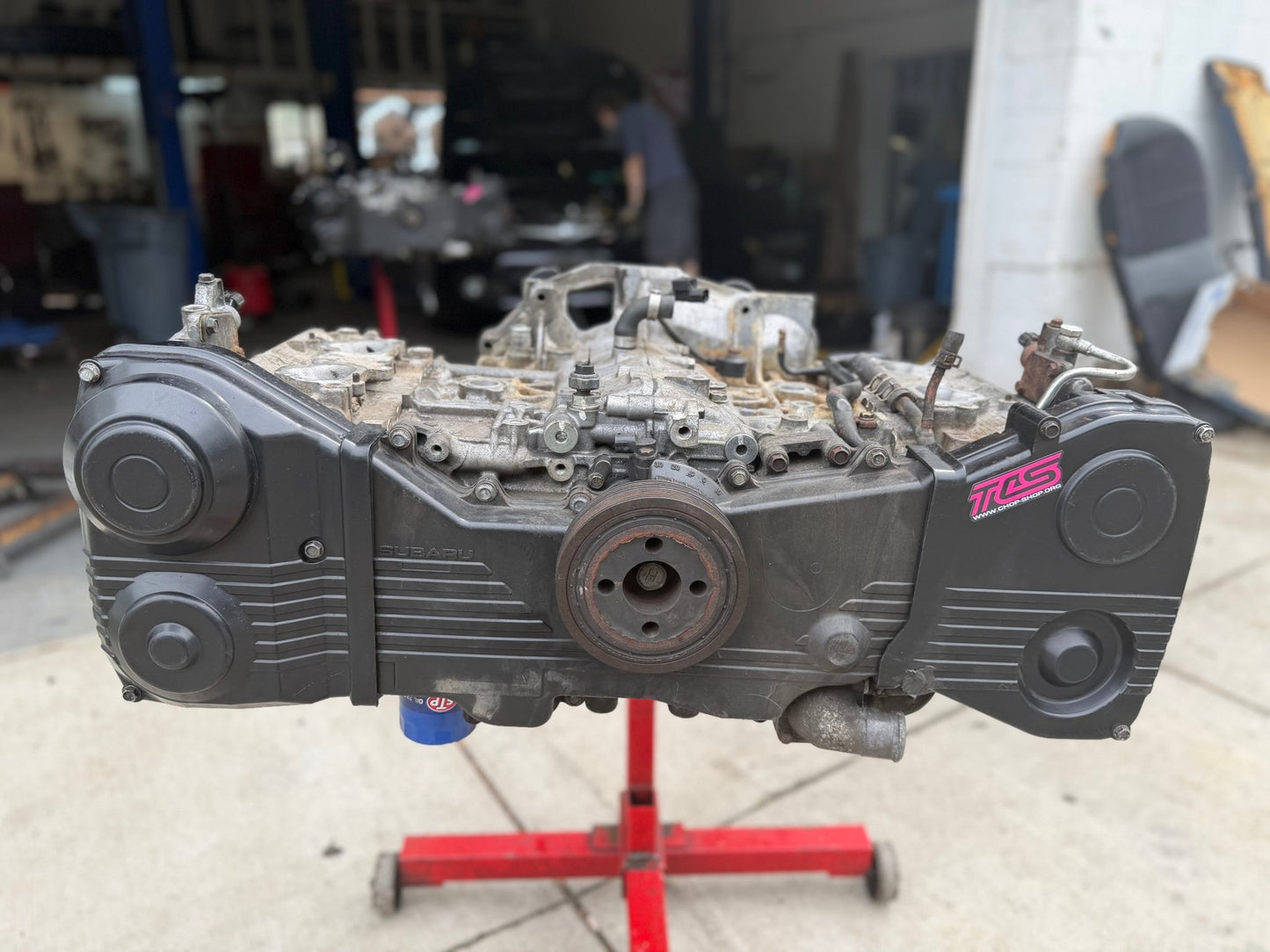 SUBARU used EJ25 EJ255 turbo engine long block longblock boxer motor w/ d25 SAVCS heads ARP studs