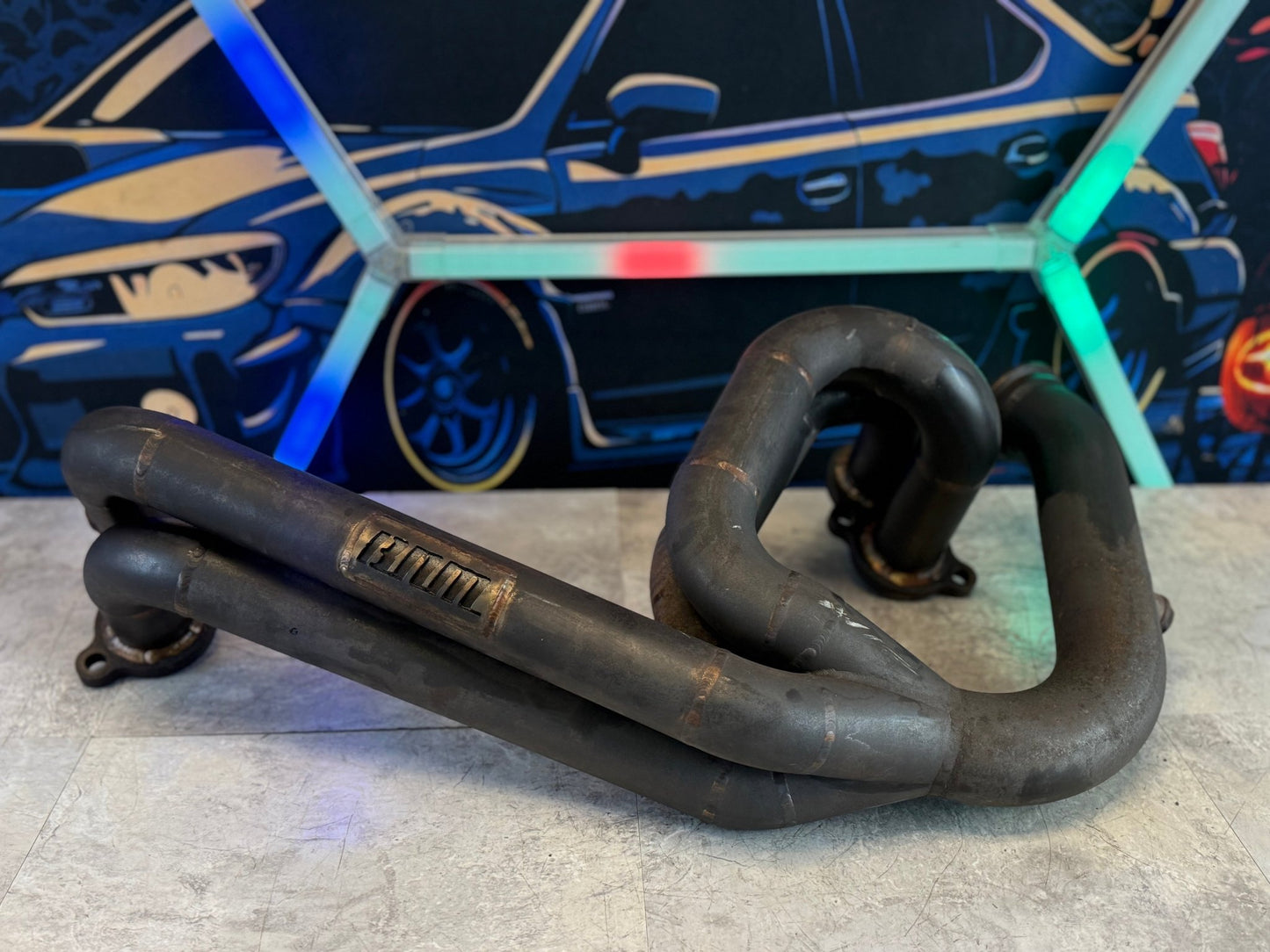 BNM “ madusa “ 4-1 ELH header & rotated turbo kit w/ downpipe & screamer tube Subaru STi & wrx