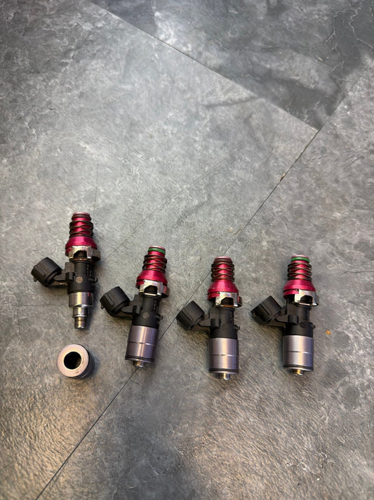 FIC top feed fuel injectors SUBARU STi 2200 CC w: ID upper & lower adapters