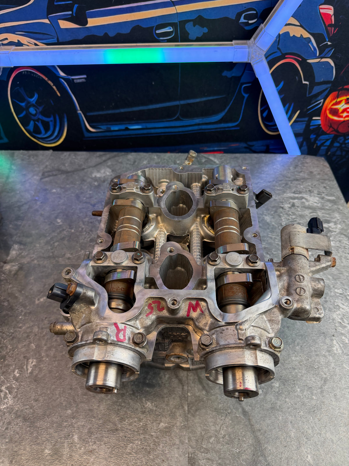 SUBARU STi 2008 - 2021 OEM W25 N25 dual avcs cylinder heads TESTED