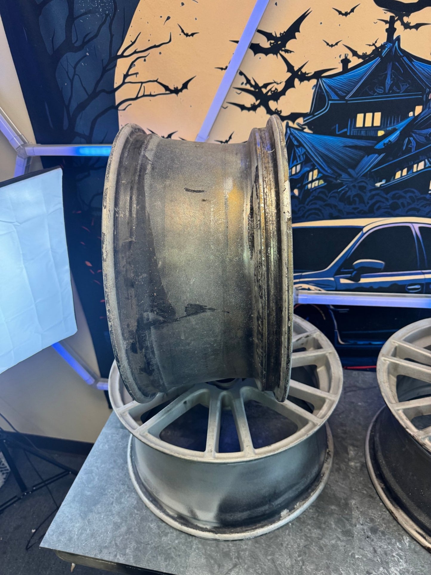 2012-2014 Subaru WRX STi OEM STi Enkei Wheels Rims No Tires Set Of 4