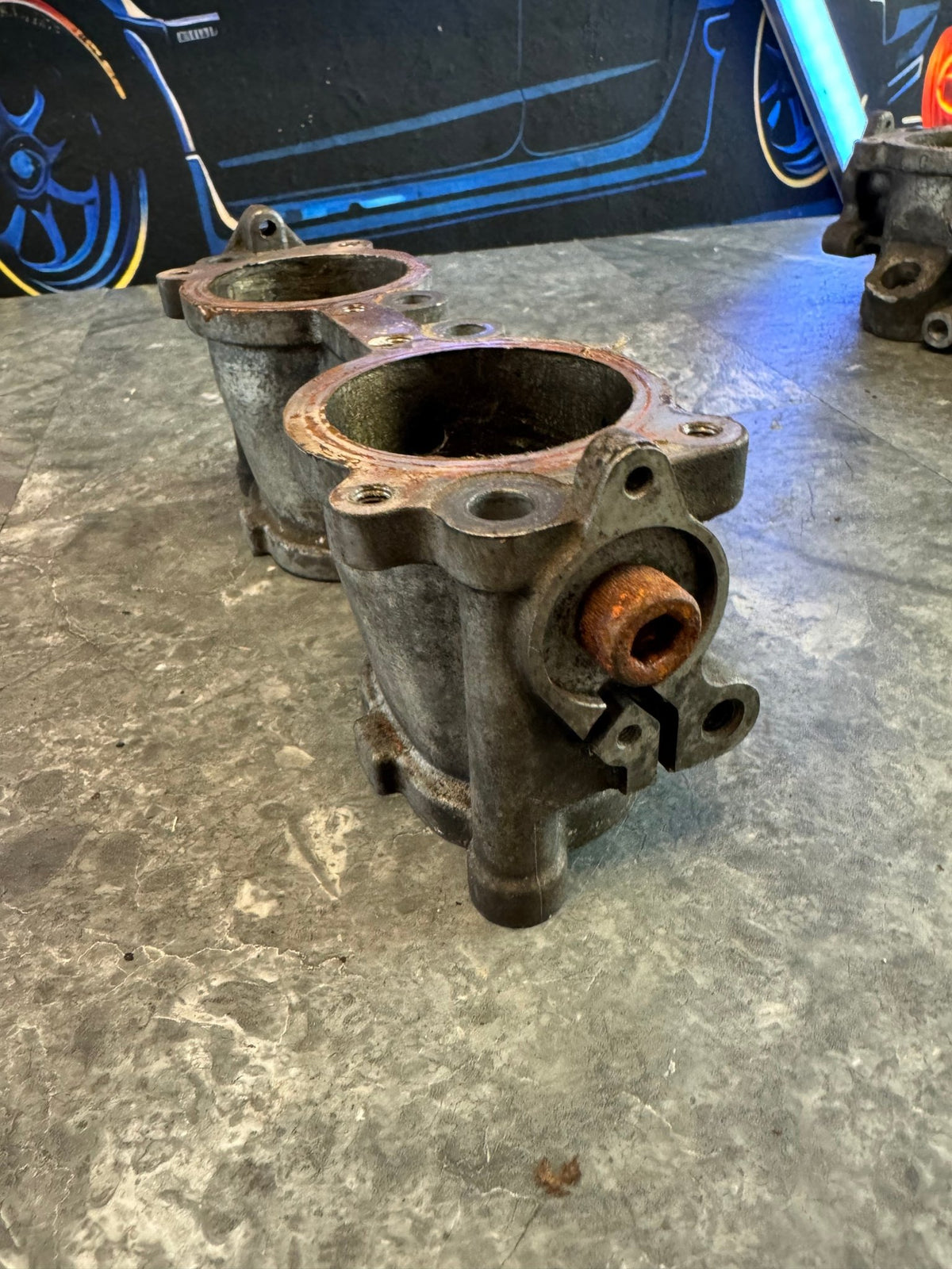 2002-2007 Subaru Impreza WRX STi OEM Engine Intake Manifold TGV Assembly Tumble Generator Valve Deletes Top Feed