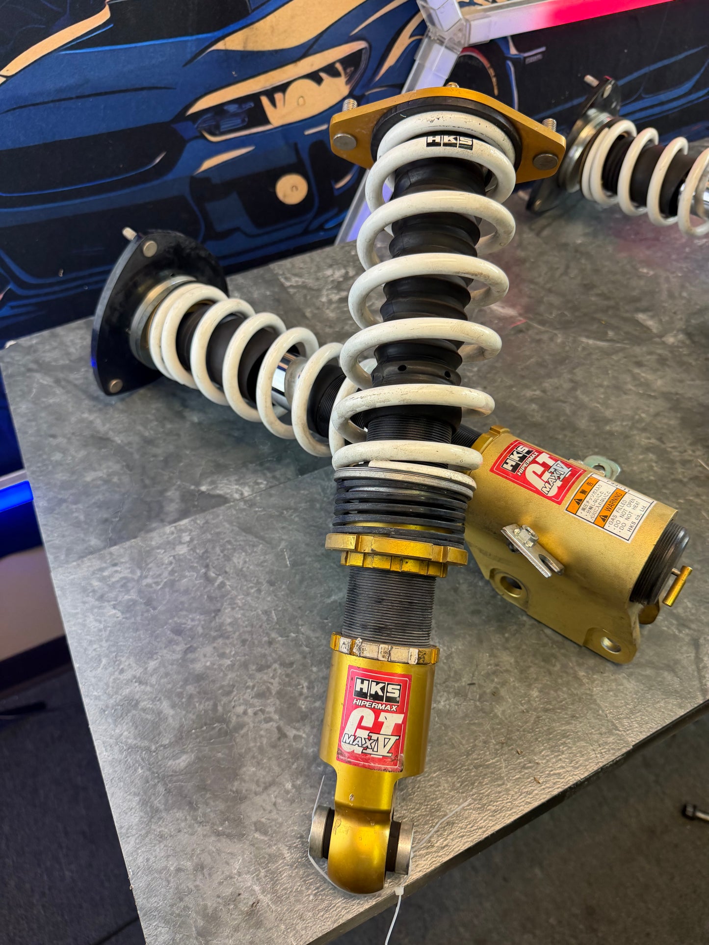 HKS A SPEC hipermax GT IX adjustable coil over suspension 2015-2021 Subaru STi 5x114