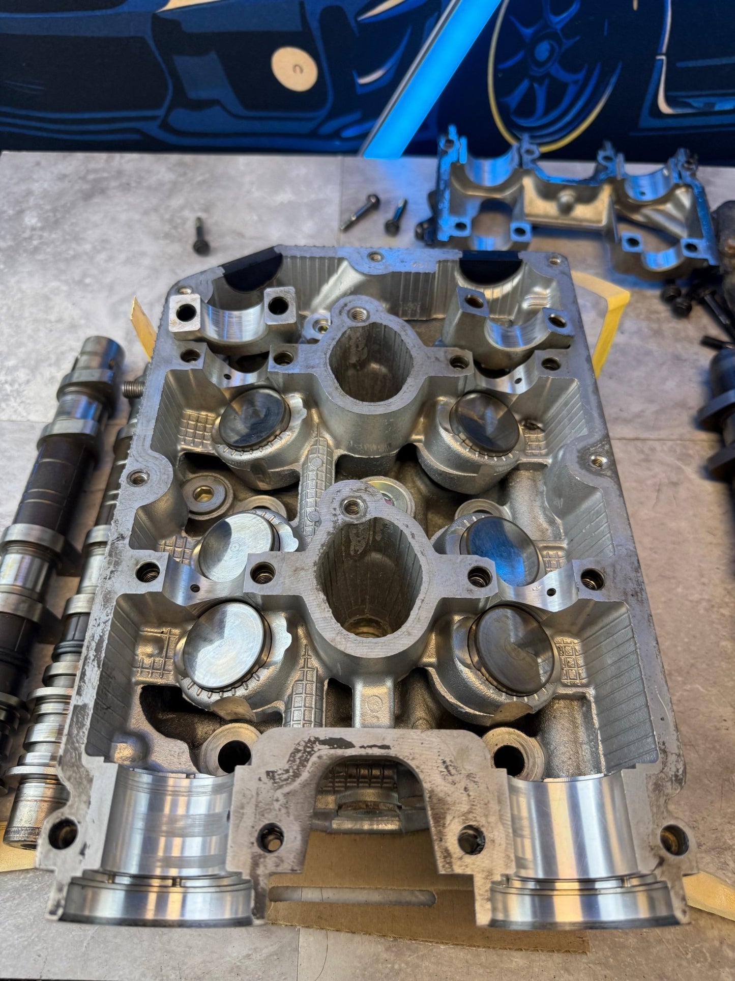 B25 Subaru STi cylinder heads 2004 - 2006 single AVCS SAVCS wrx ej255 legacy gt forester xt