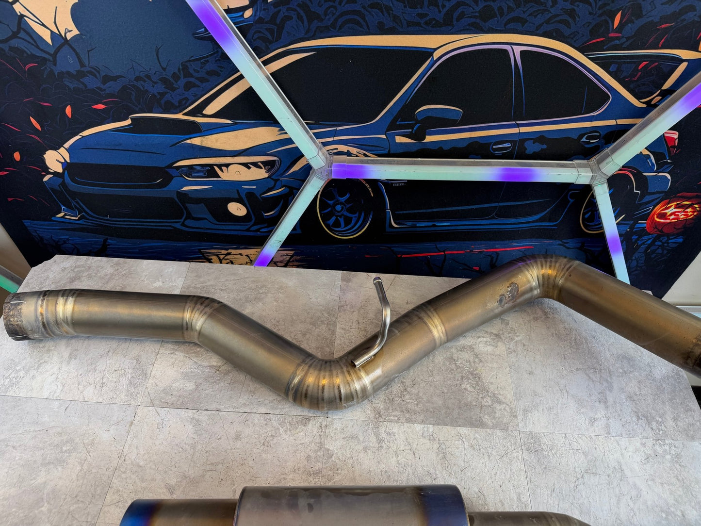 NOBLE full TI titanium catback exhaust system 08-21 Subaru wrx & STi