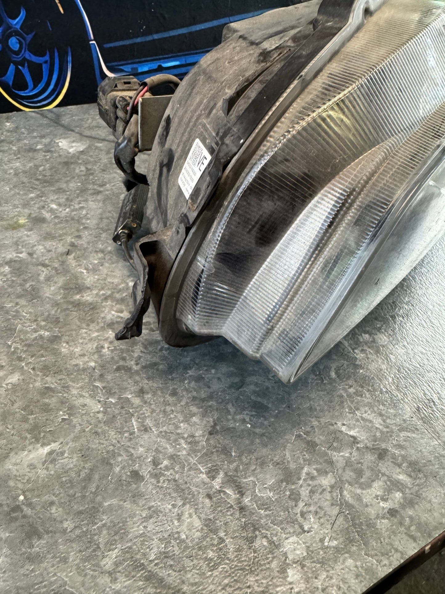 2015-2017 Subaru WRX STi OEM Driver Side Headlight Assembly Damaged For Parts