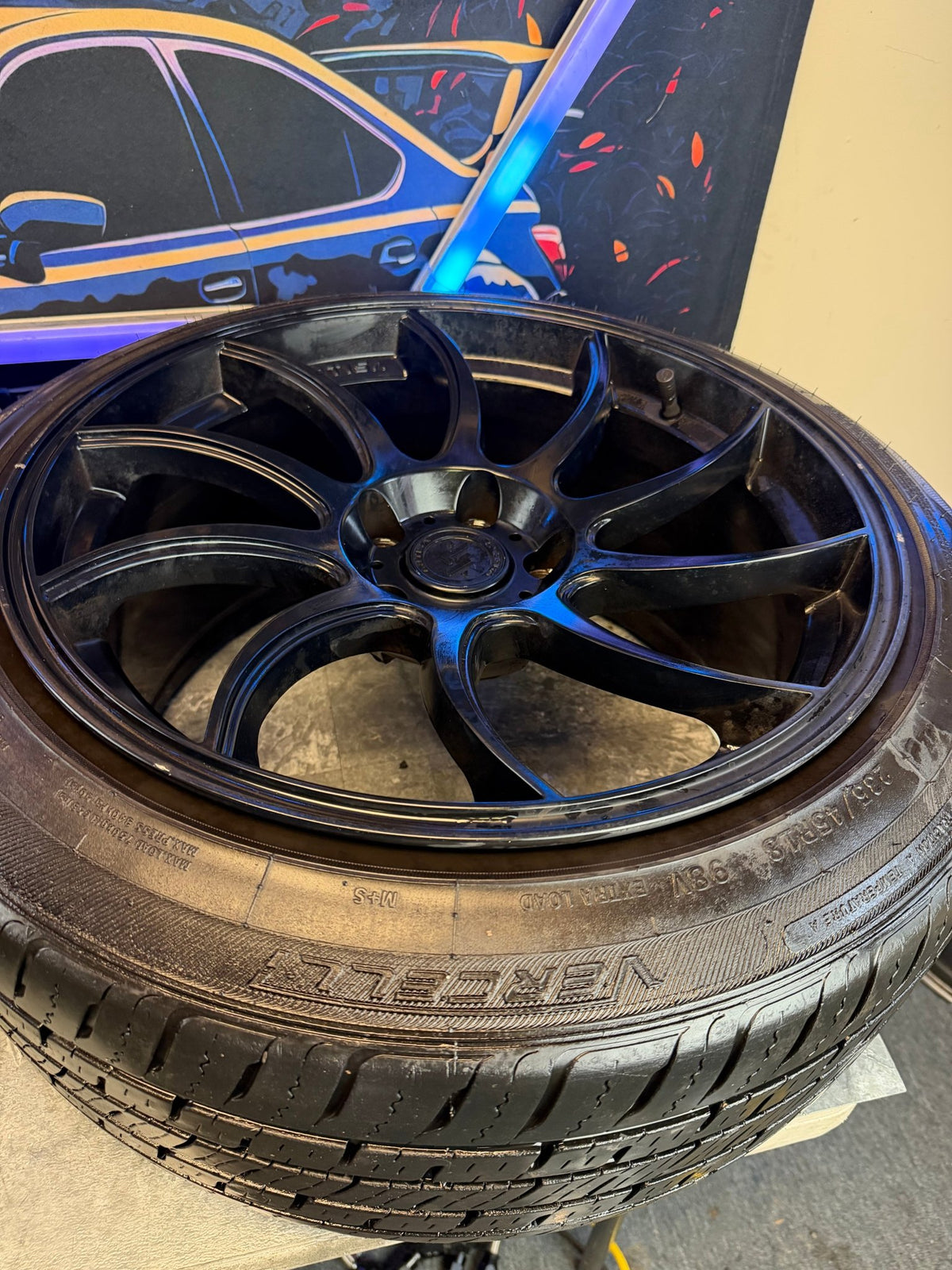 ARTISA “ night deco “ directional forged 5x114 18x8.5 + 53 Subaru STi