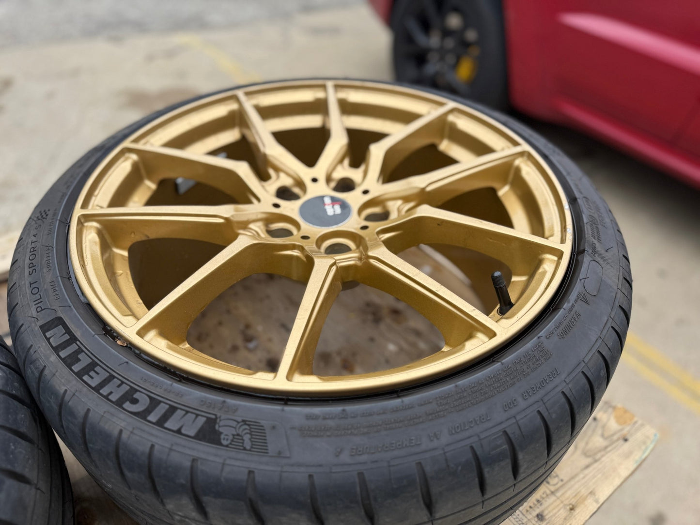 OPTION LAB 5 x 114 R 716 wheels rims for 2005-2021 STi & 2015 - 2021 WRX 235/35R18 18x9.5 +35